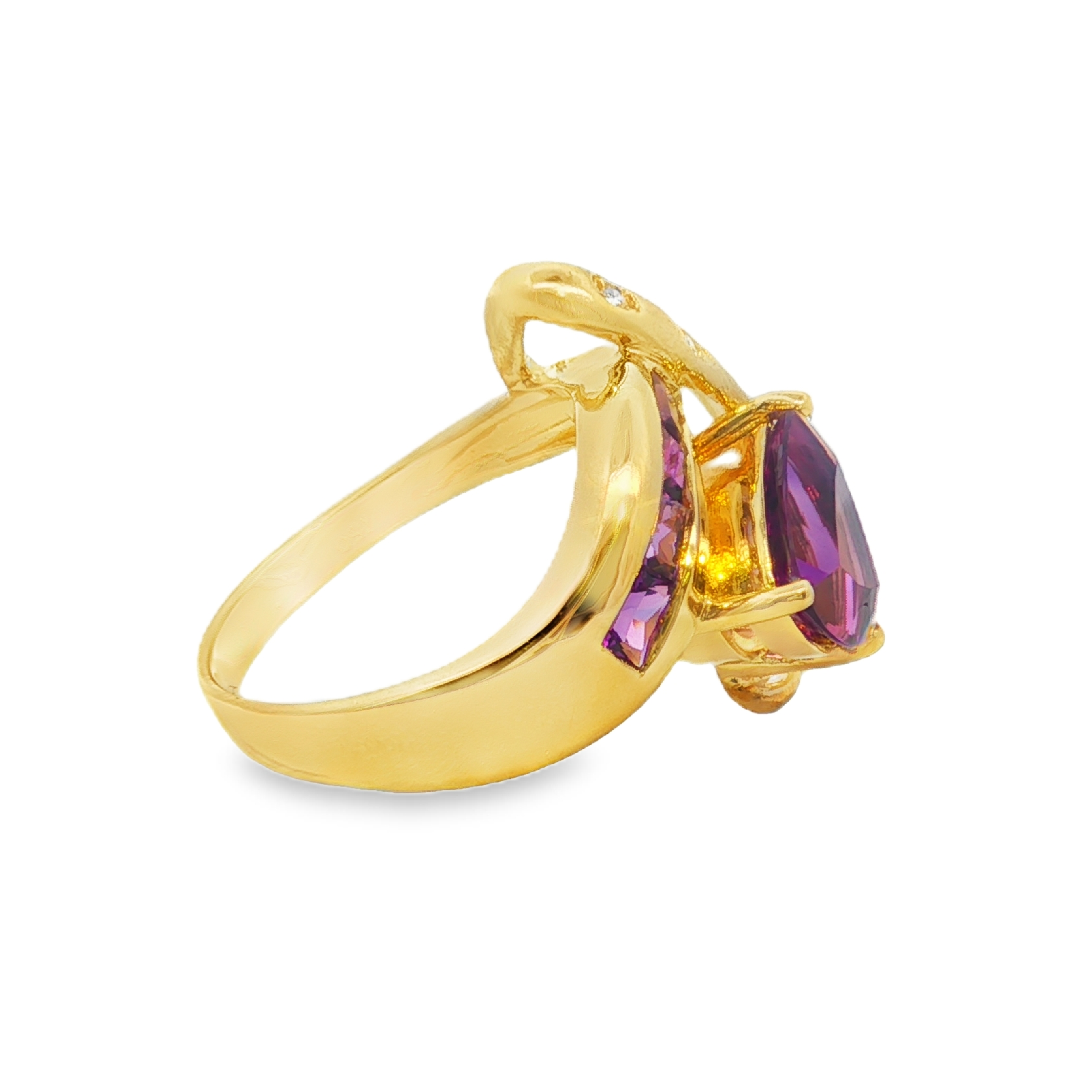 Estate by Martin Binder Amethyst Ribbon Style Ring