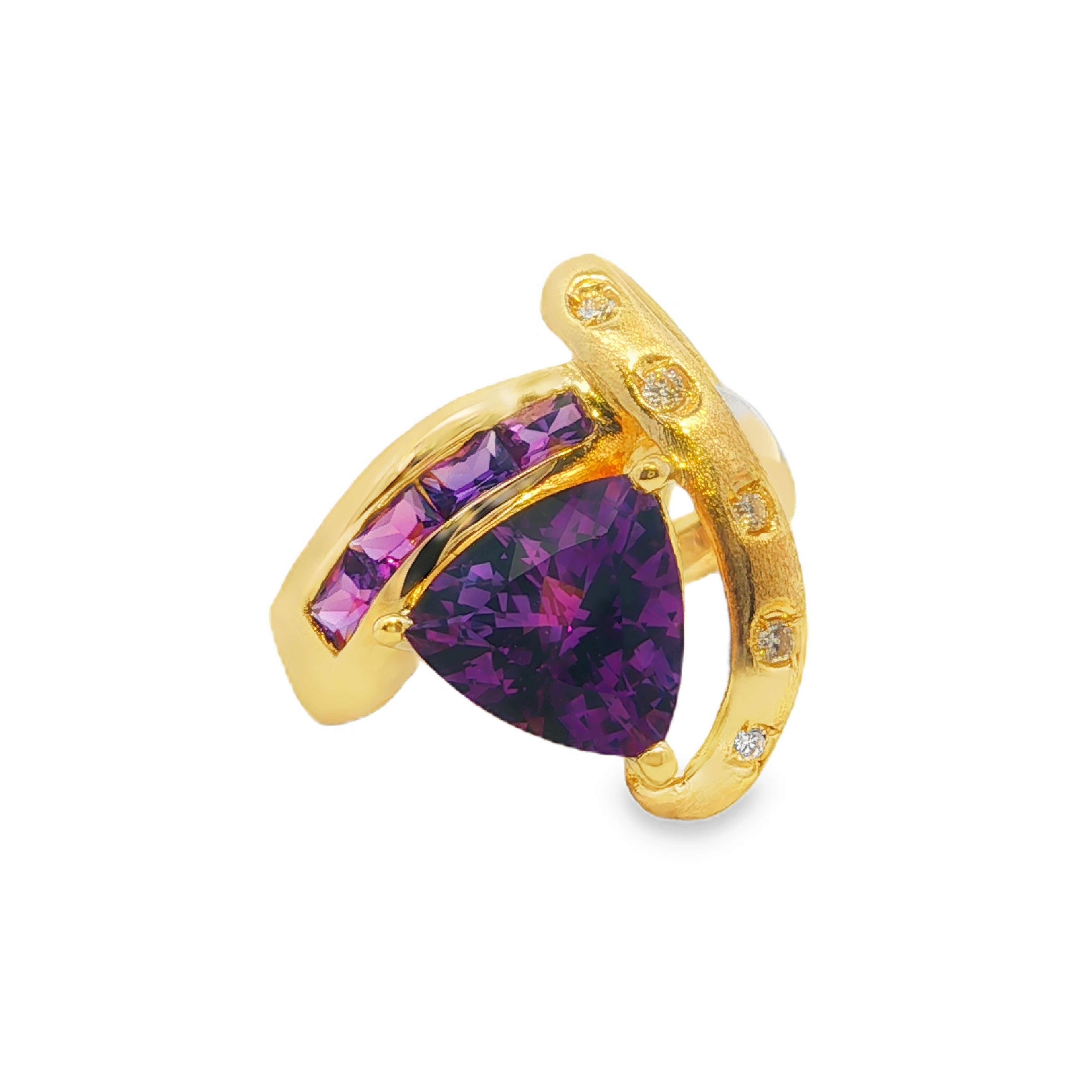 Estate by Martin Binder Amethyst Ribbon Style Ring