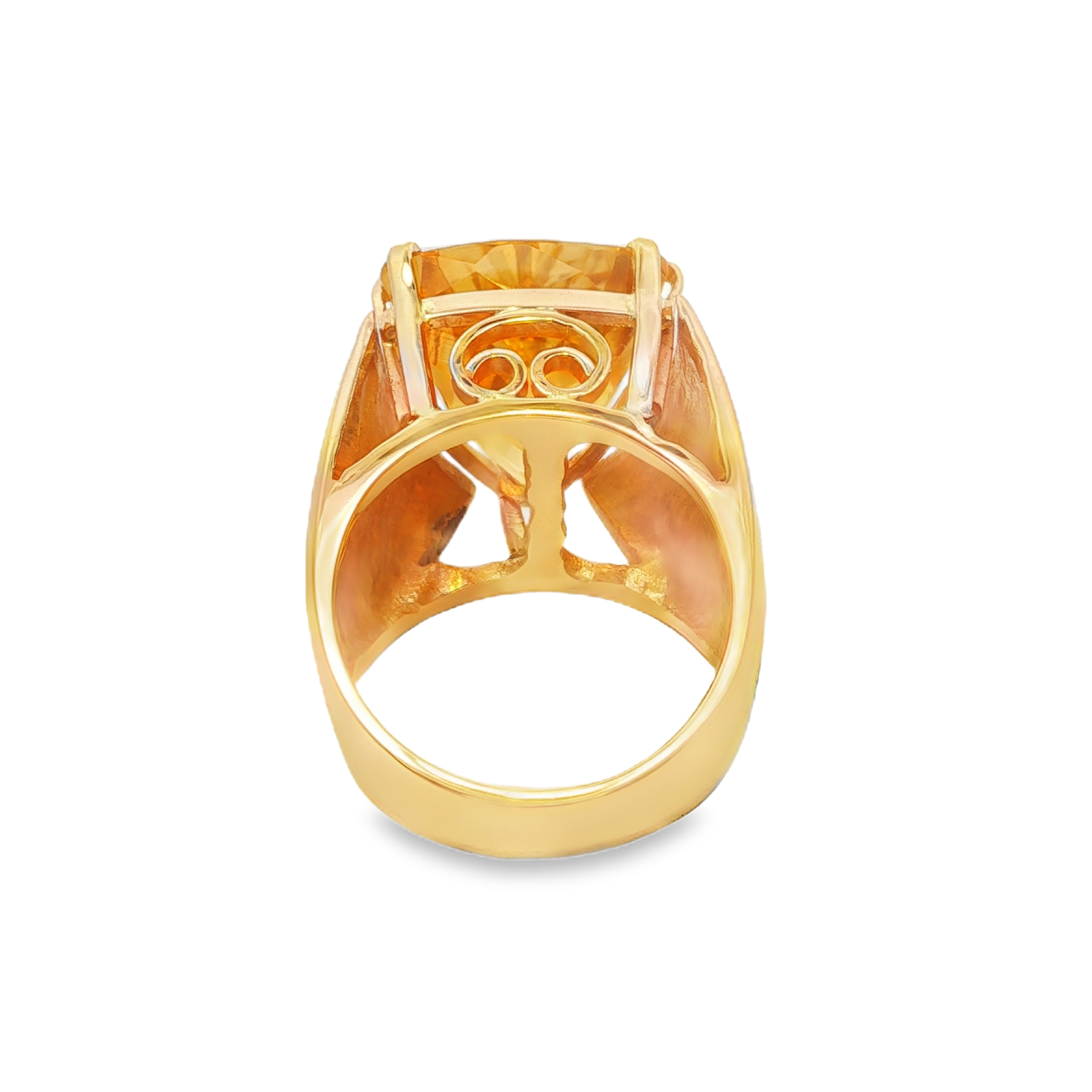 Estate by Martin Binder Large Citrine Ring