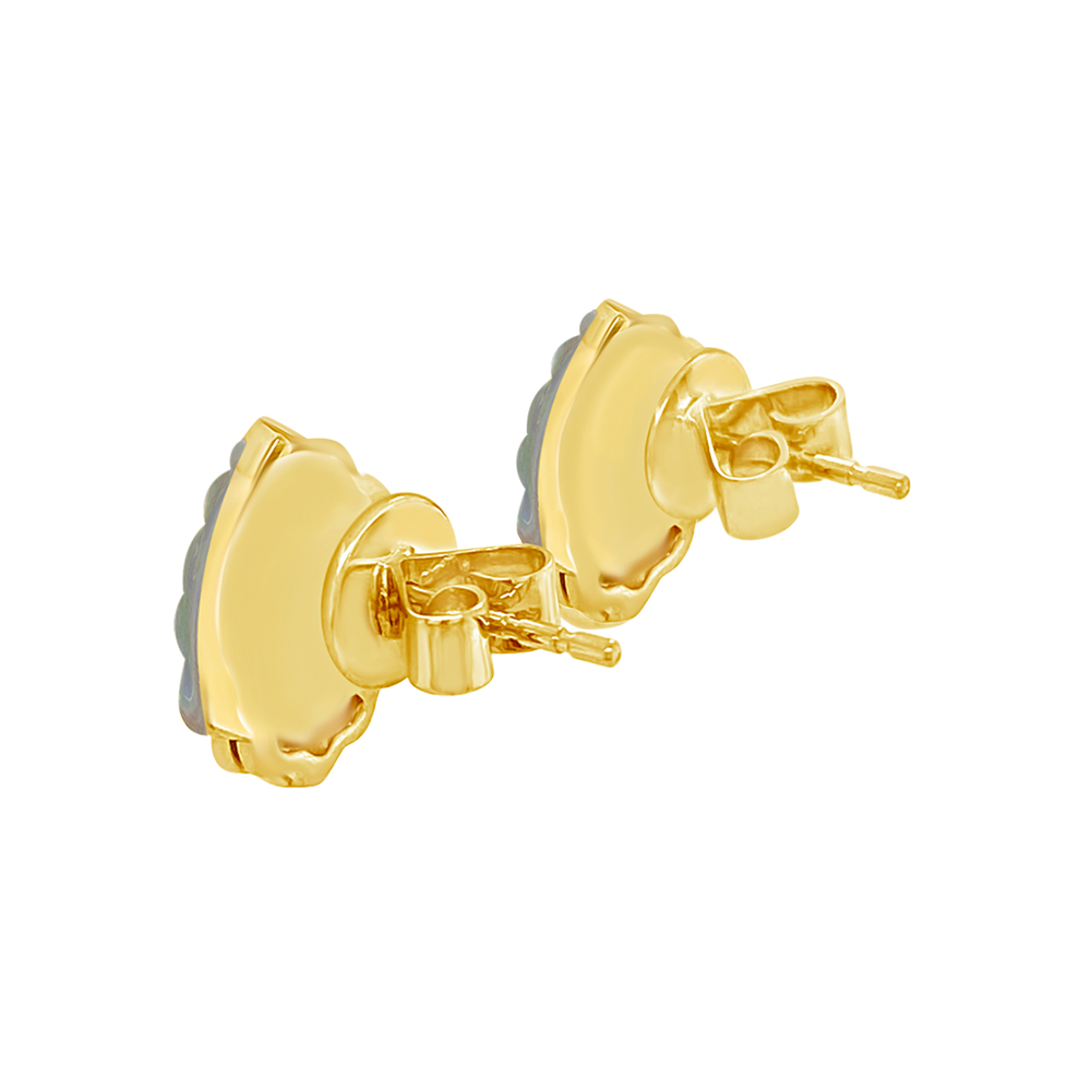 Irisa By Martin Binder Opal & Diamond Earrings