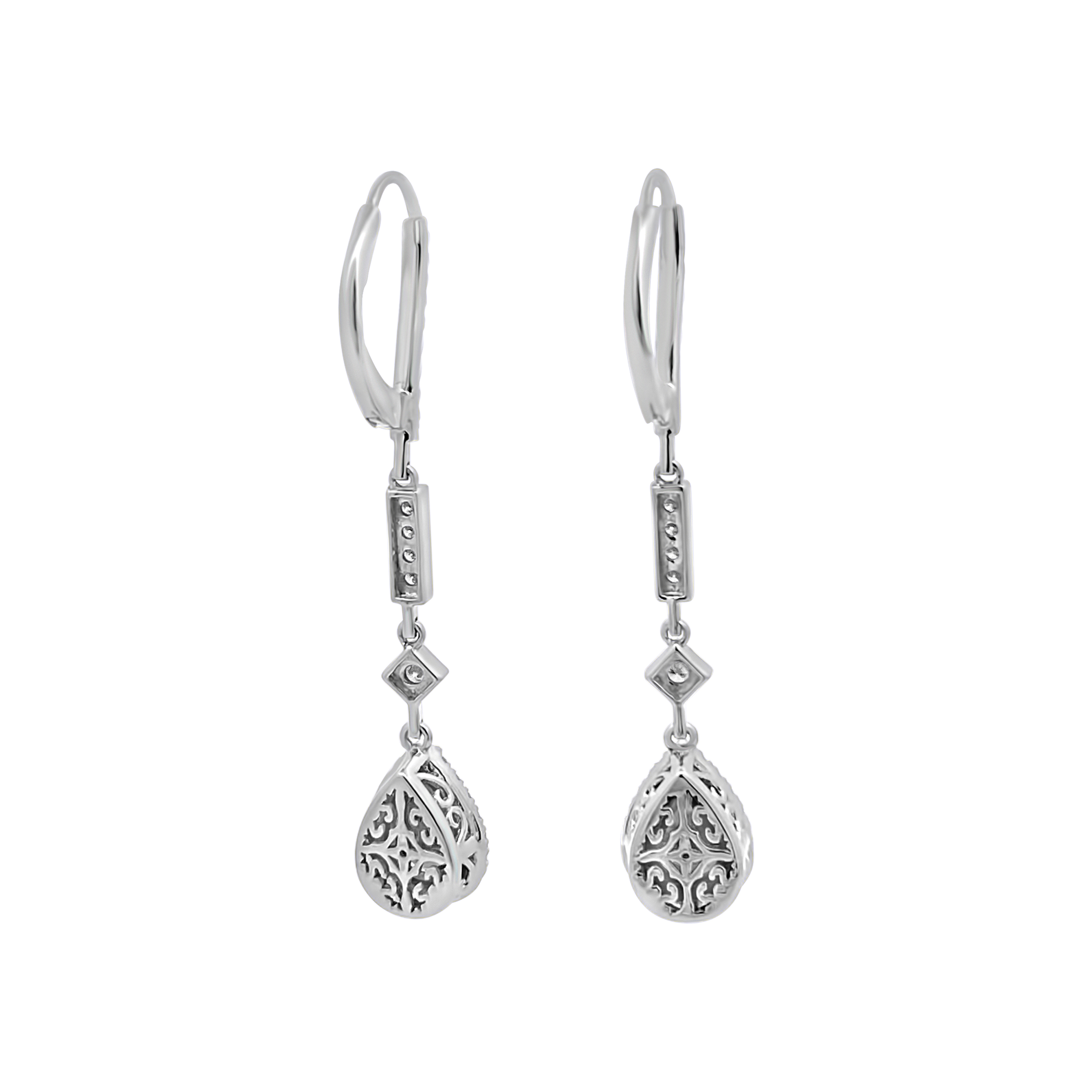 Irisa By Martin Binder Blue Sapphire & Diamond Dangle Earrings