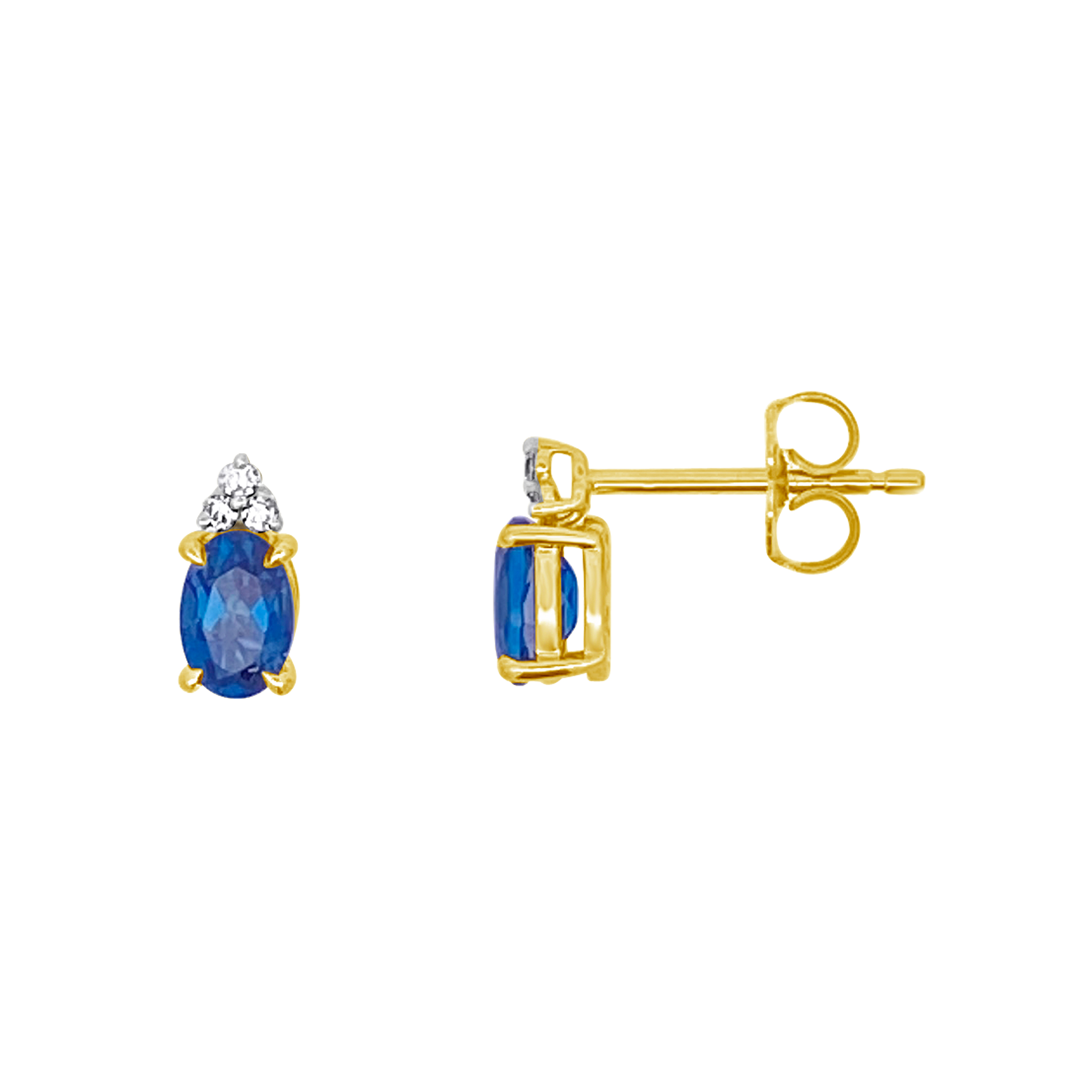 Irisa By Martin Binder London Blue Topaz & Diamond Accent Earrings