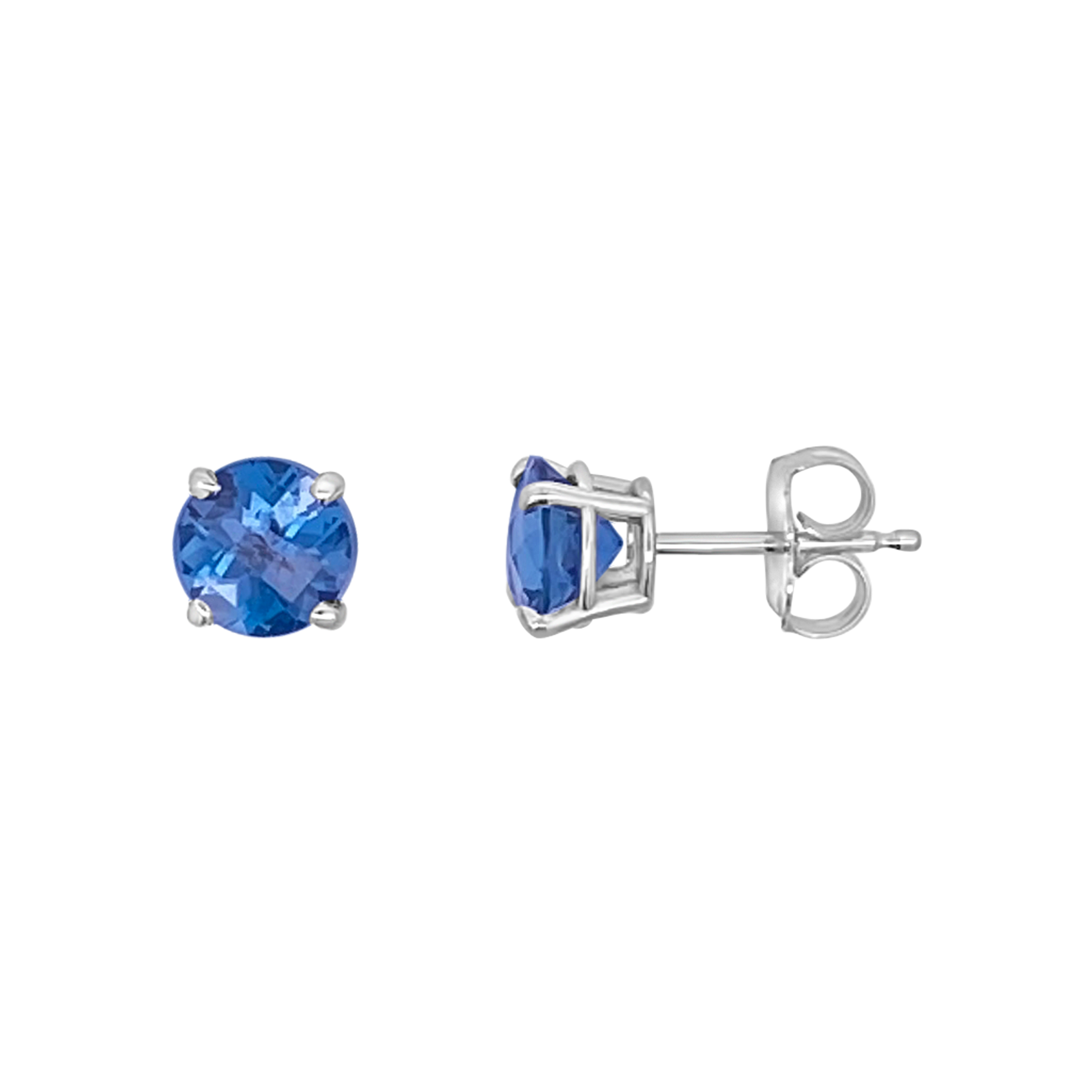 Irisa By Martin Binder London Blue Topaz Stud Earrings