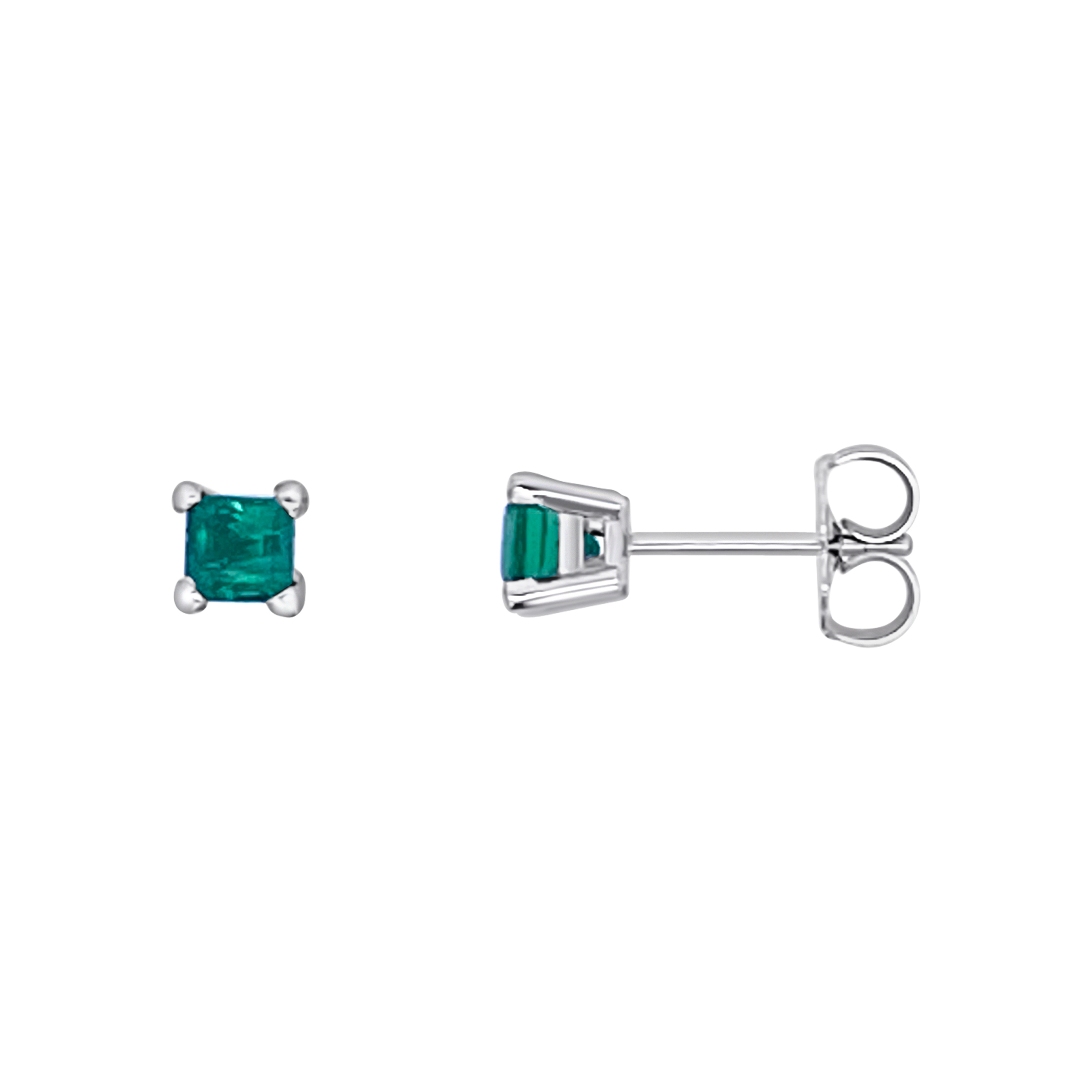 Irisa By Martin Binder Emerald Princess Stud Earrings