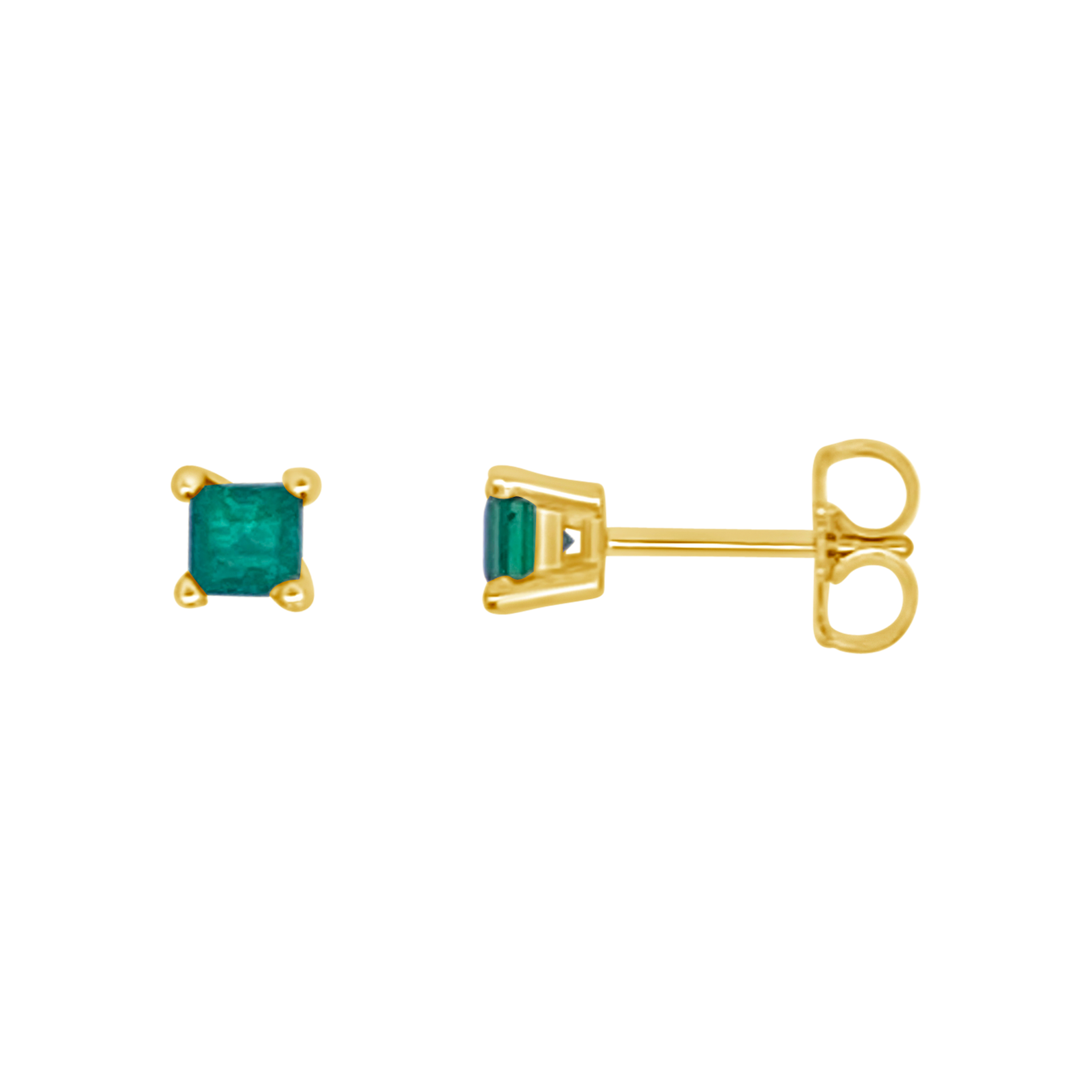 Irisa By Martin Binder Emerald Princess Stud Earrings