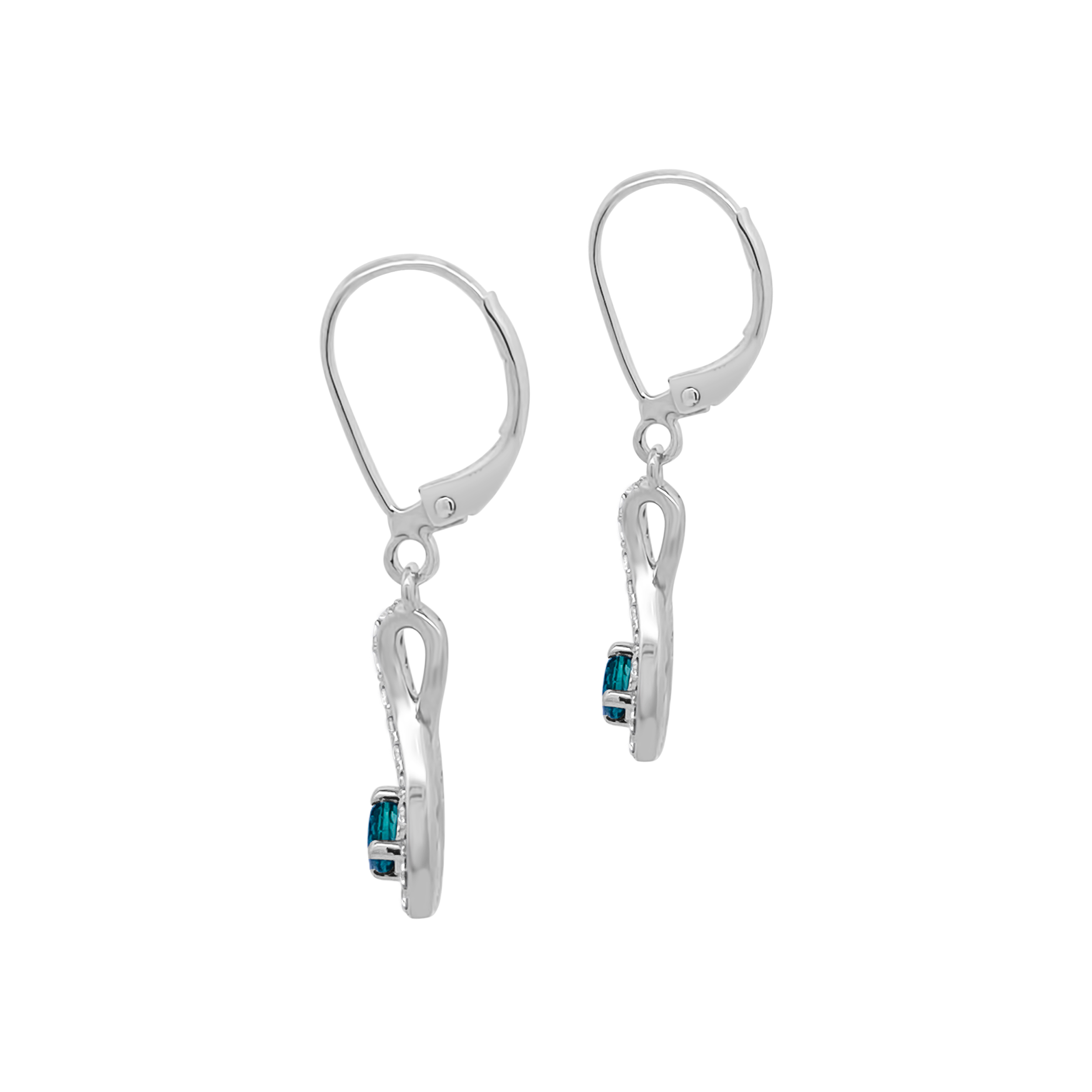 Irisa by Martin Binder Emerald & Diamond Twist Dangle Earrings