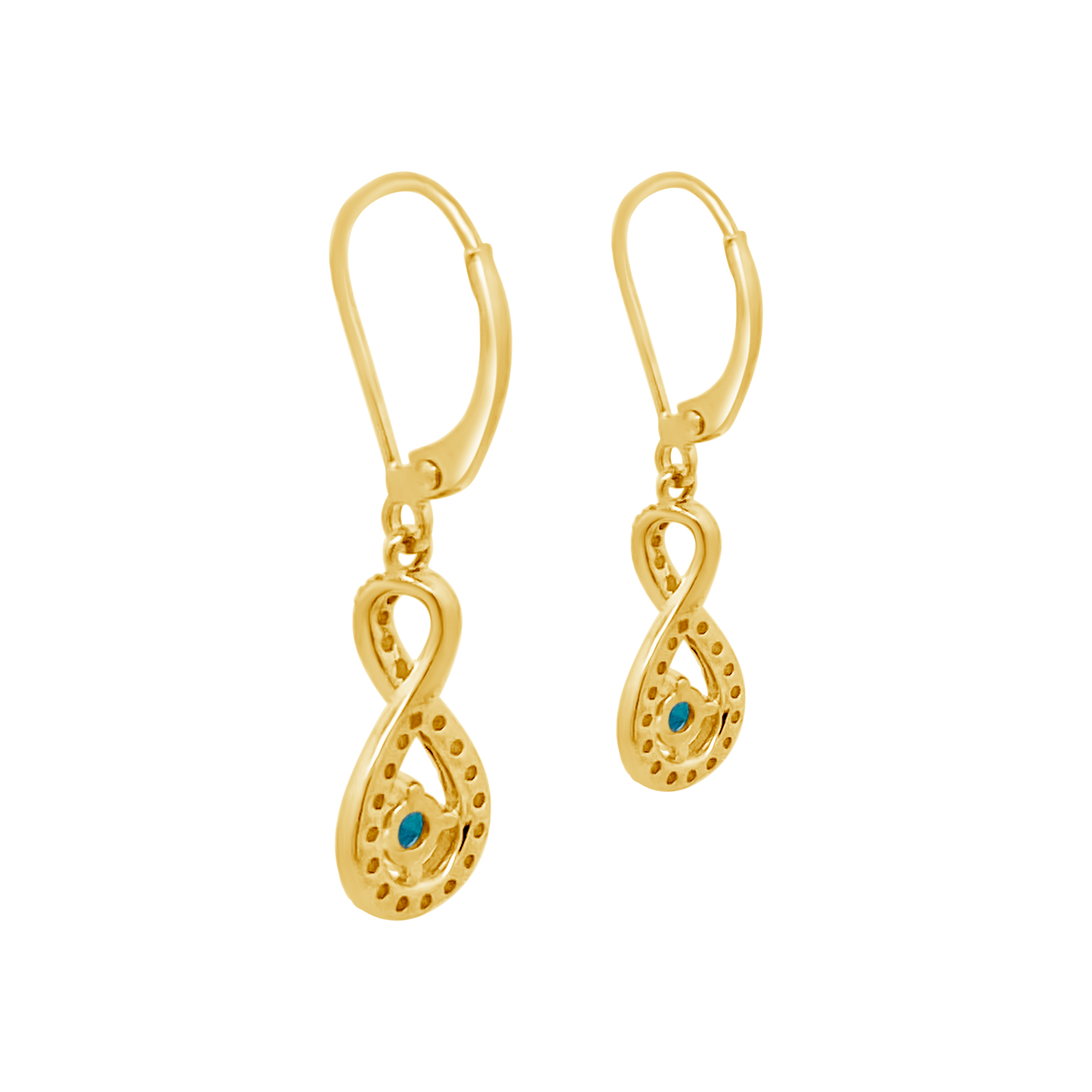 Irisa by Martin Binder Emerald & Diamond Twist Dangle Earrings