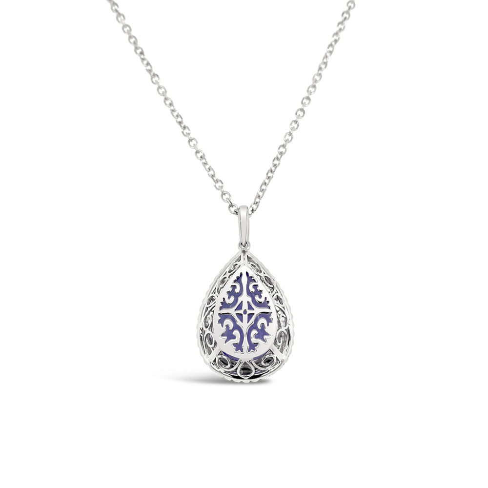 Irisa By Martin Binder Tanzanite & Diamond Pendant Necklace