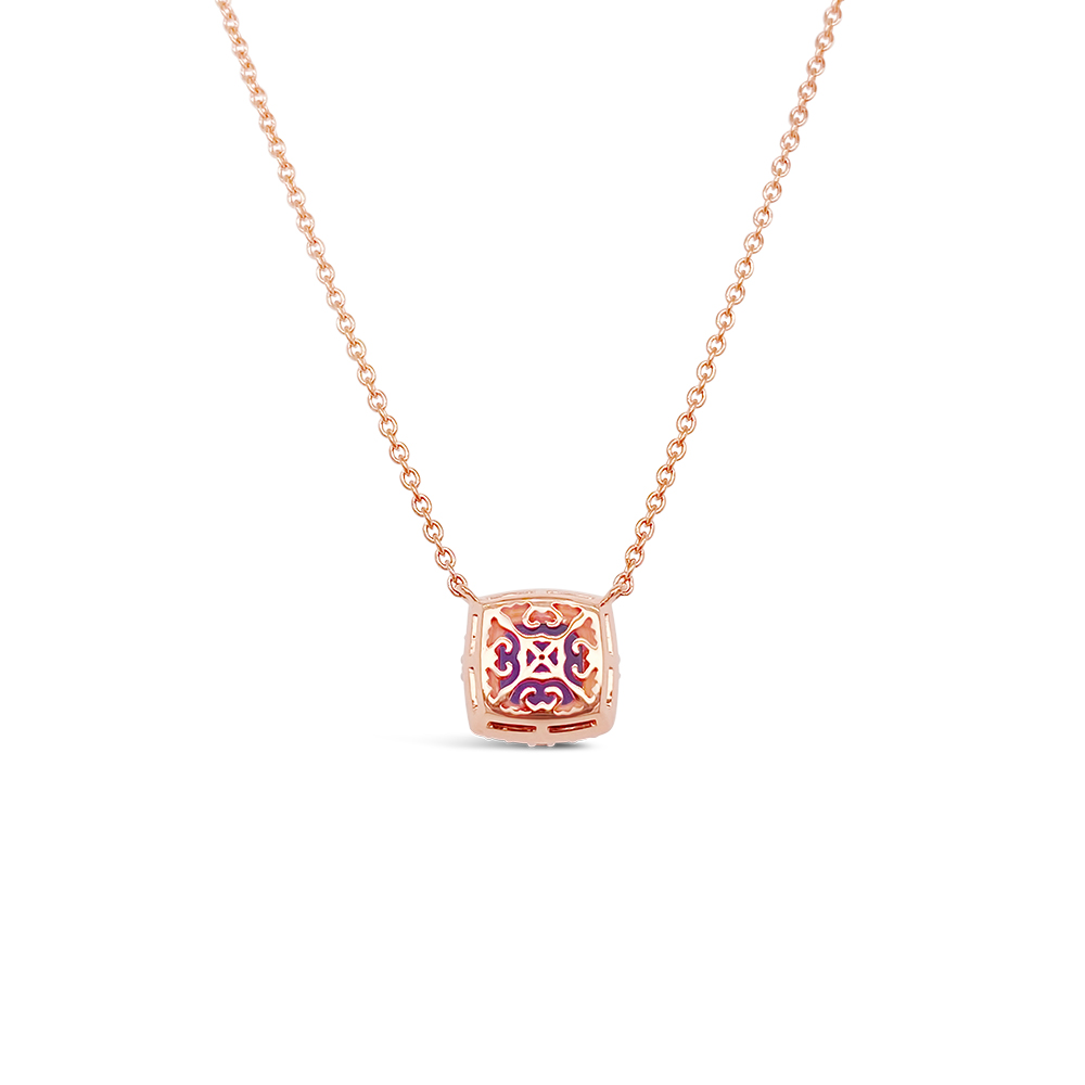 Irisa By Martin Binder Amethyst & Diamond Pendant (6mm Gemstone)