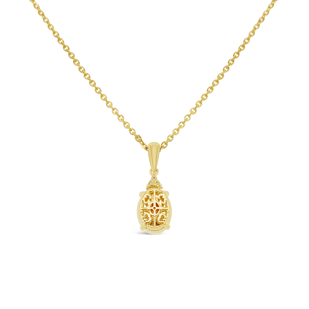 Irisa By Martin Binder Oval Opal & Diamond Accent Necklace
