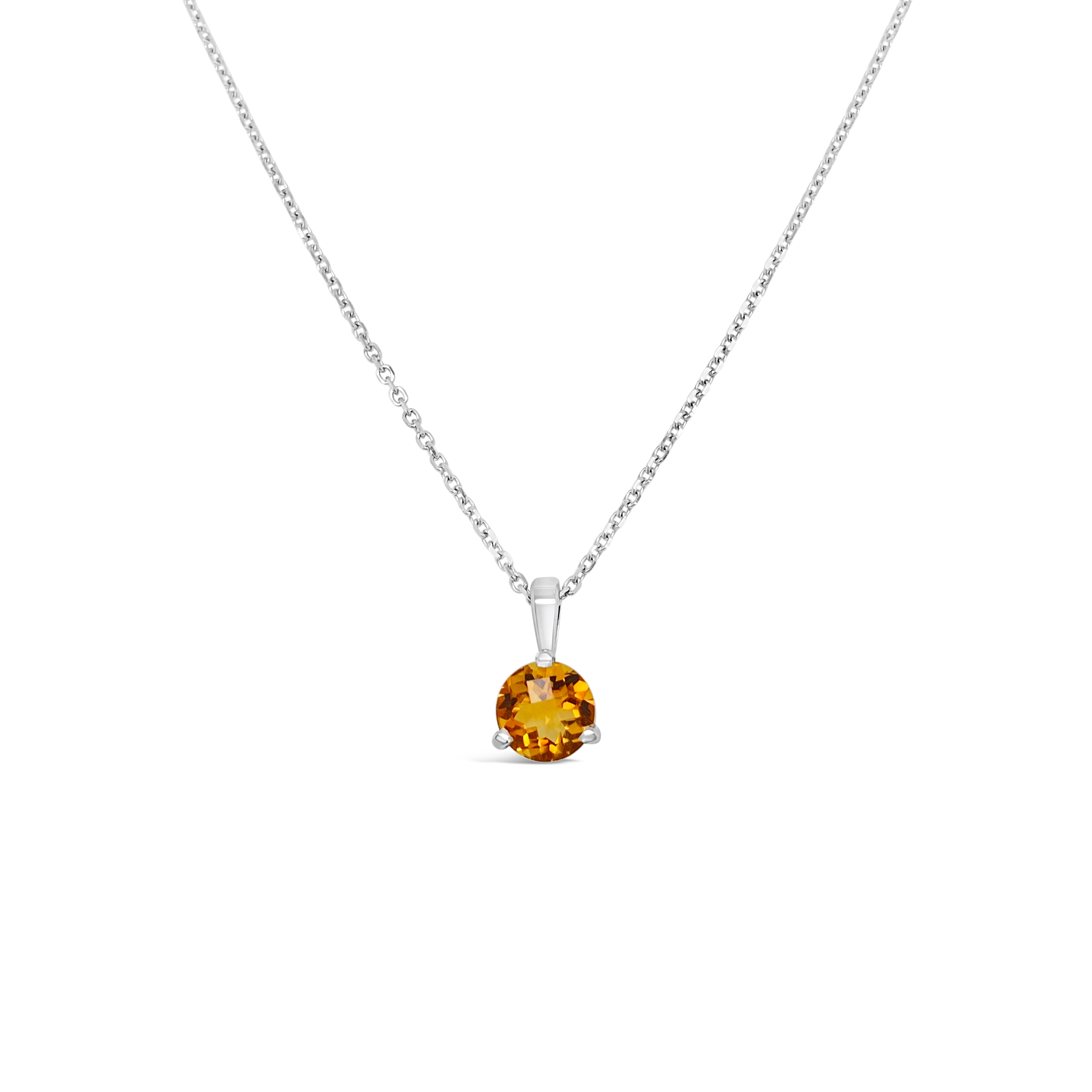 Irisa By Martin Binder Citrine Solitaire Necklace
