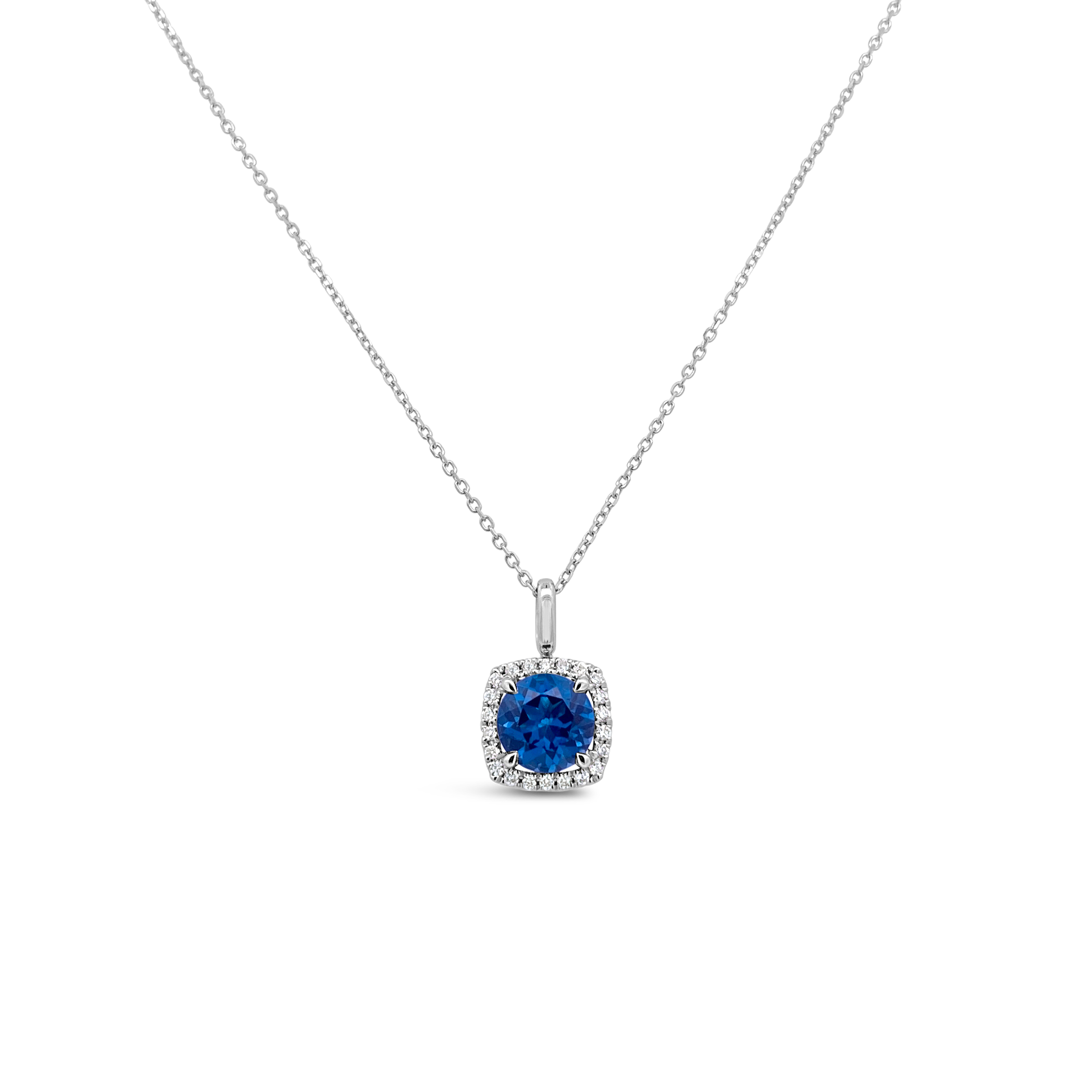 Irisa By Martin Binder Blue Topaz & Diamond Necklace