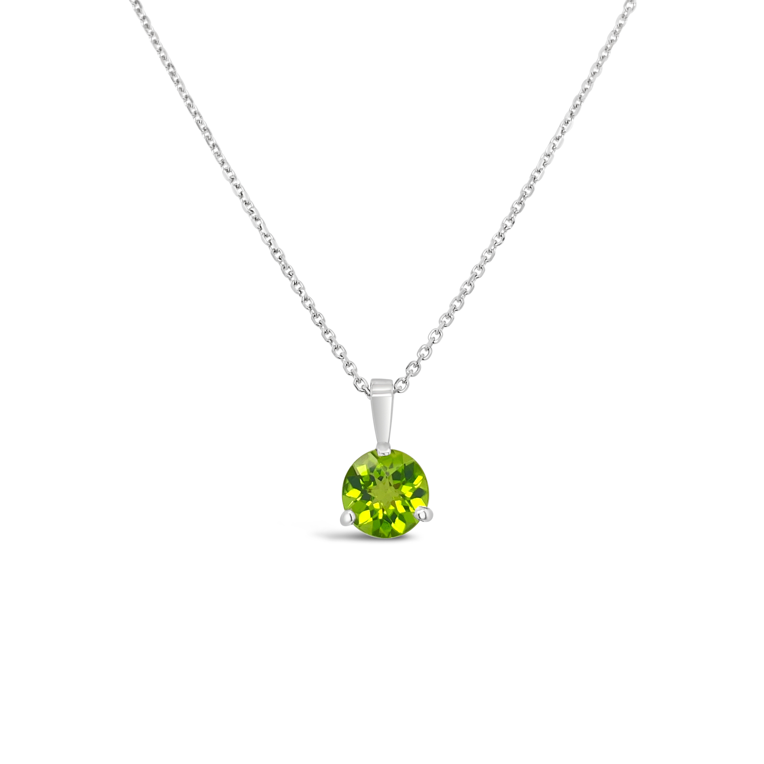 Irisa By Martin Binder Peridot Solitaire Necklace