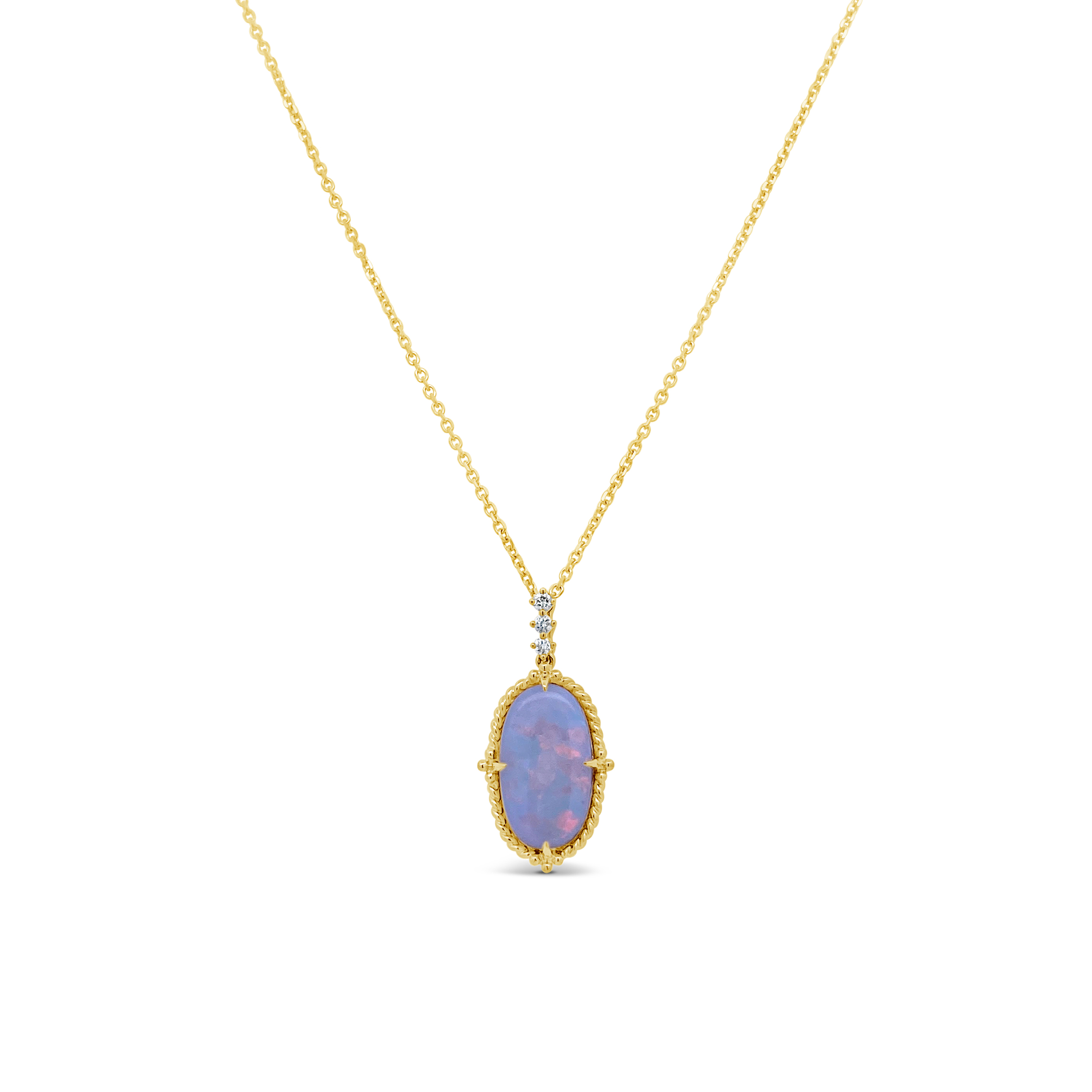Irisa By Martin Binder Opal & Diamond Necklace