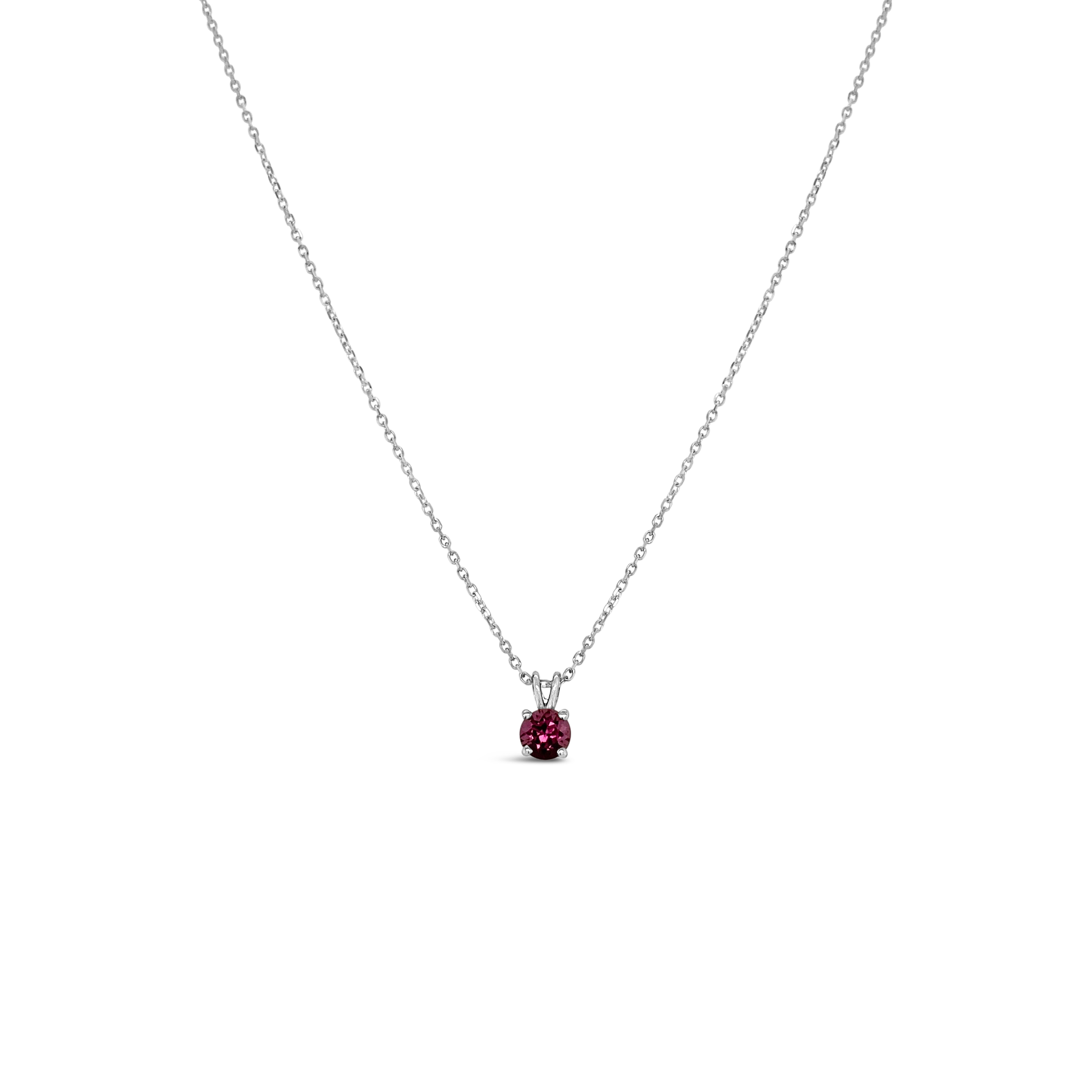 Irisa By Martin Binder Pink Tourmaline Solitaire Necklace