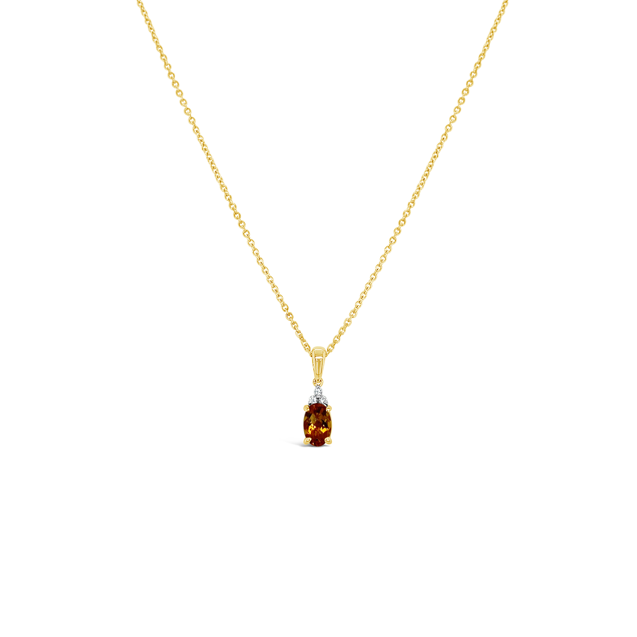 Irisa By Martin Binder Citrine & Diamond Accent Necklace