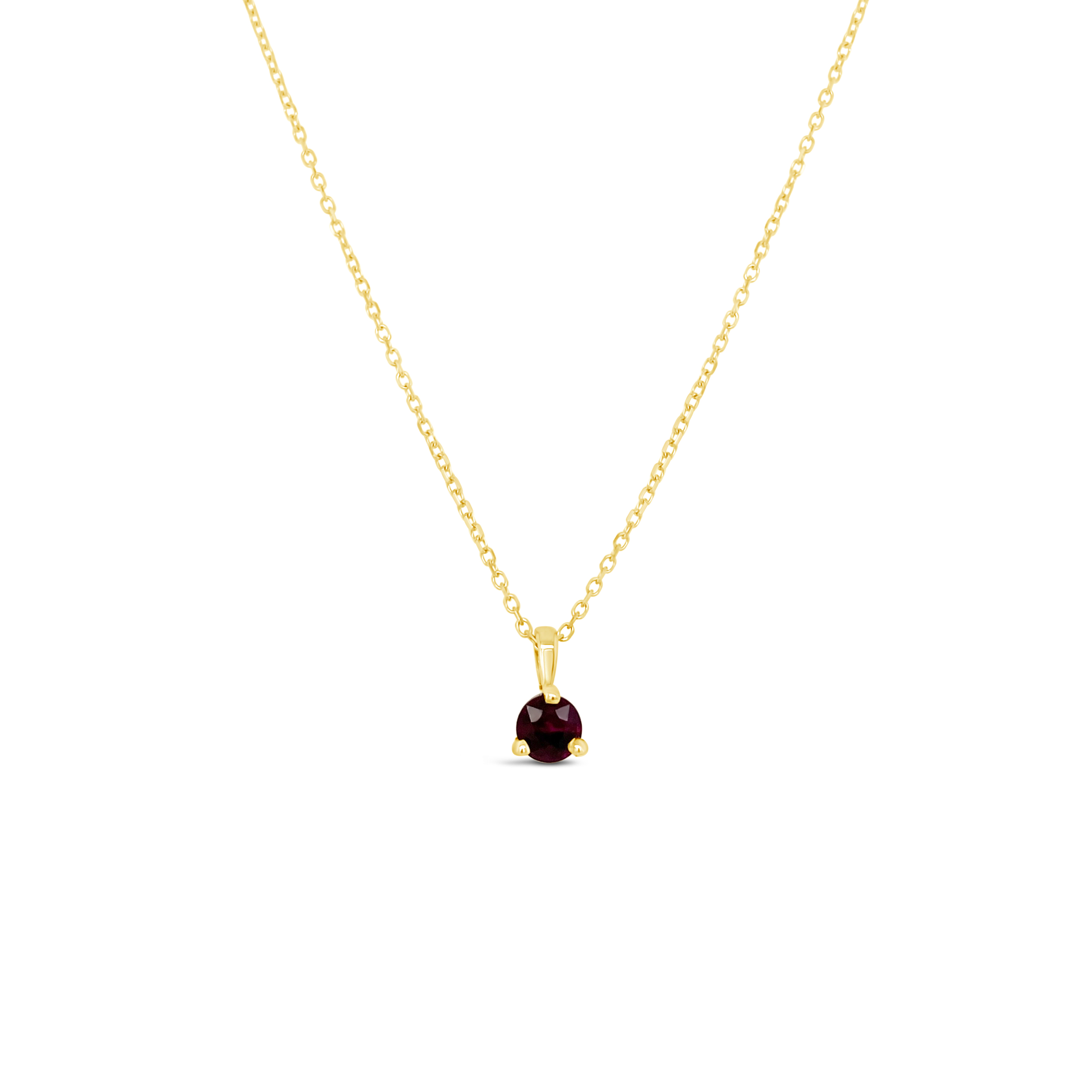 Irisa By Martin Binder Ruby Solitaire Pendant Necklace