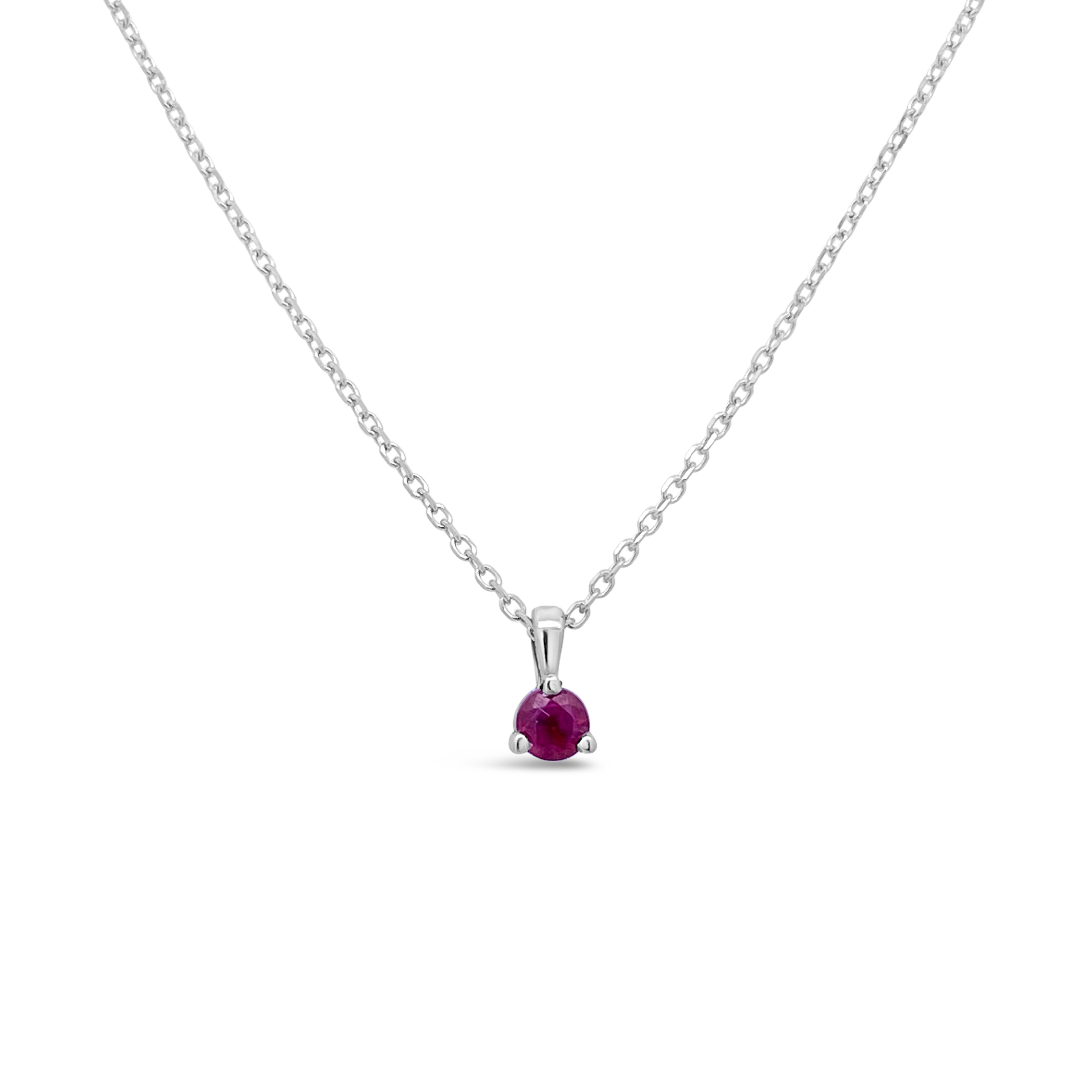 Irisa By Martin Binder Tiny Ruby Birthstone Charm Pendant
