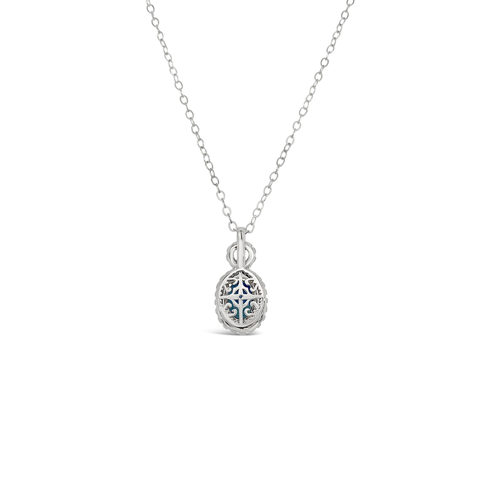 Irisa By Martin Binder Blue Sapphire & Diamond Necklace