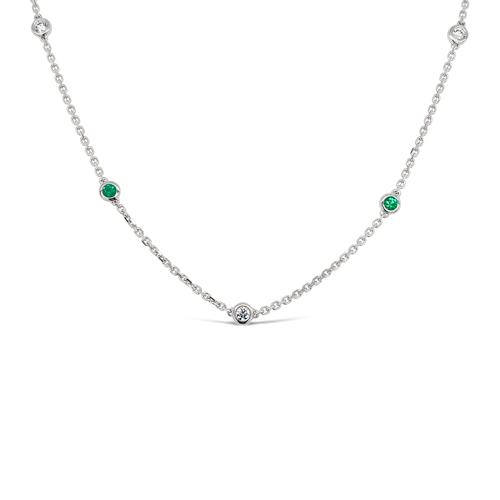 Irisa By Martin Binder Emerald Gemstone By-the-yard Necklace