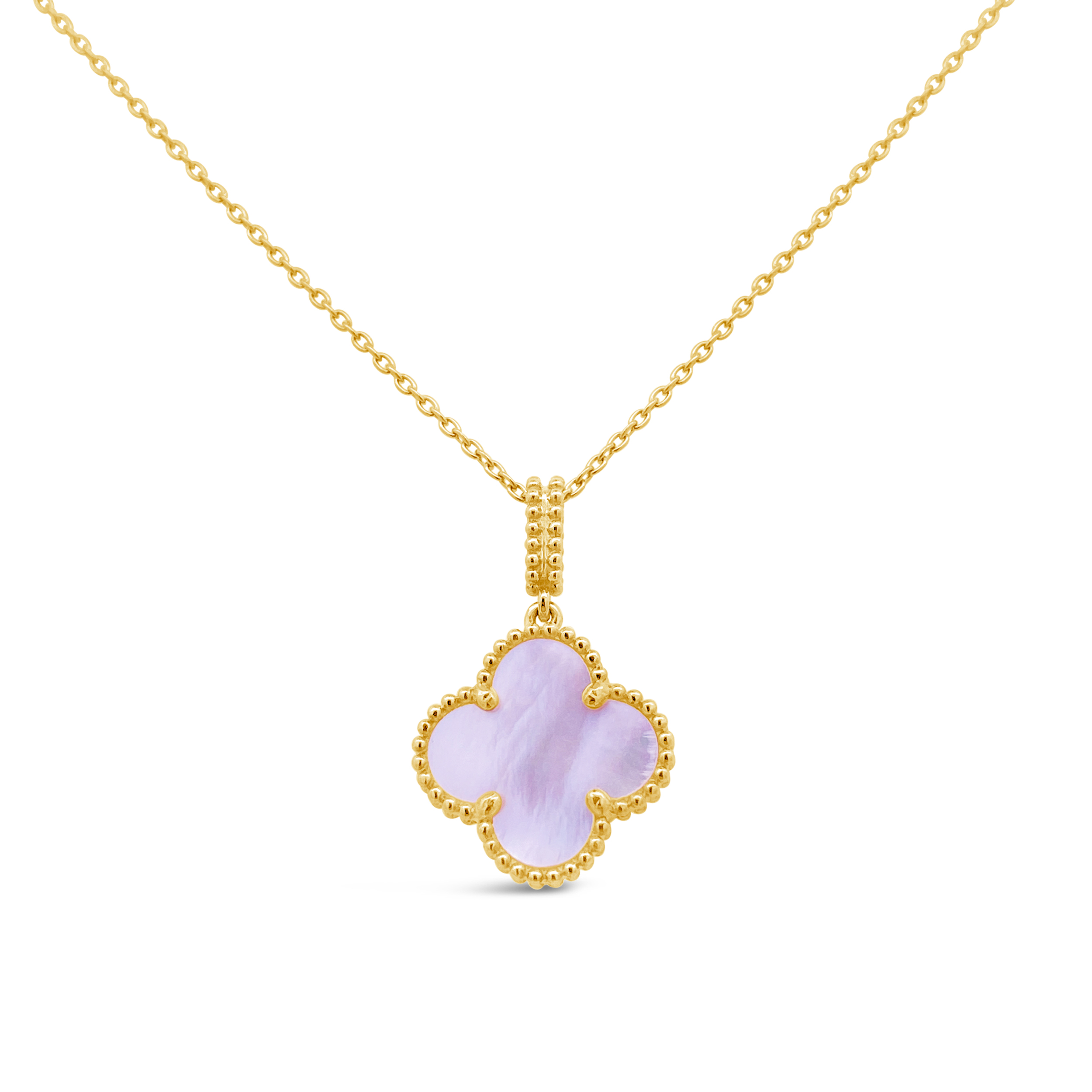 Irisa By Martin Binder Mother Of Pearl Clover Necklace