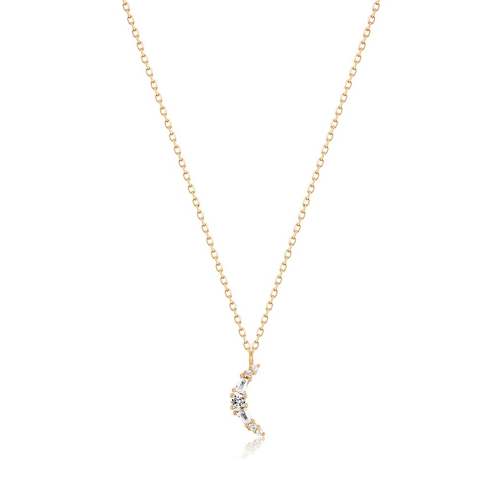 Aurelie Gi Phoenix White Sapphire Necklace
