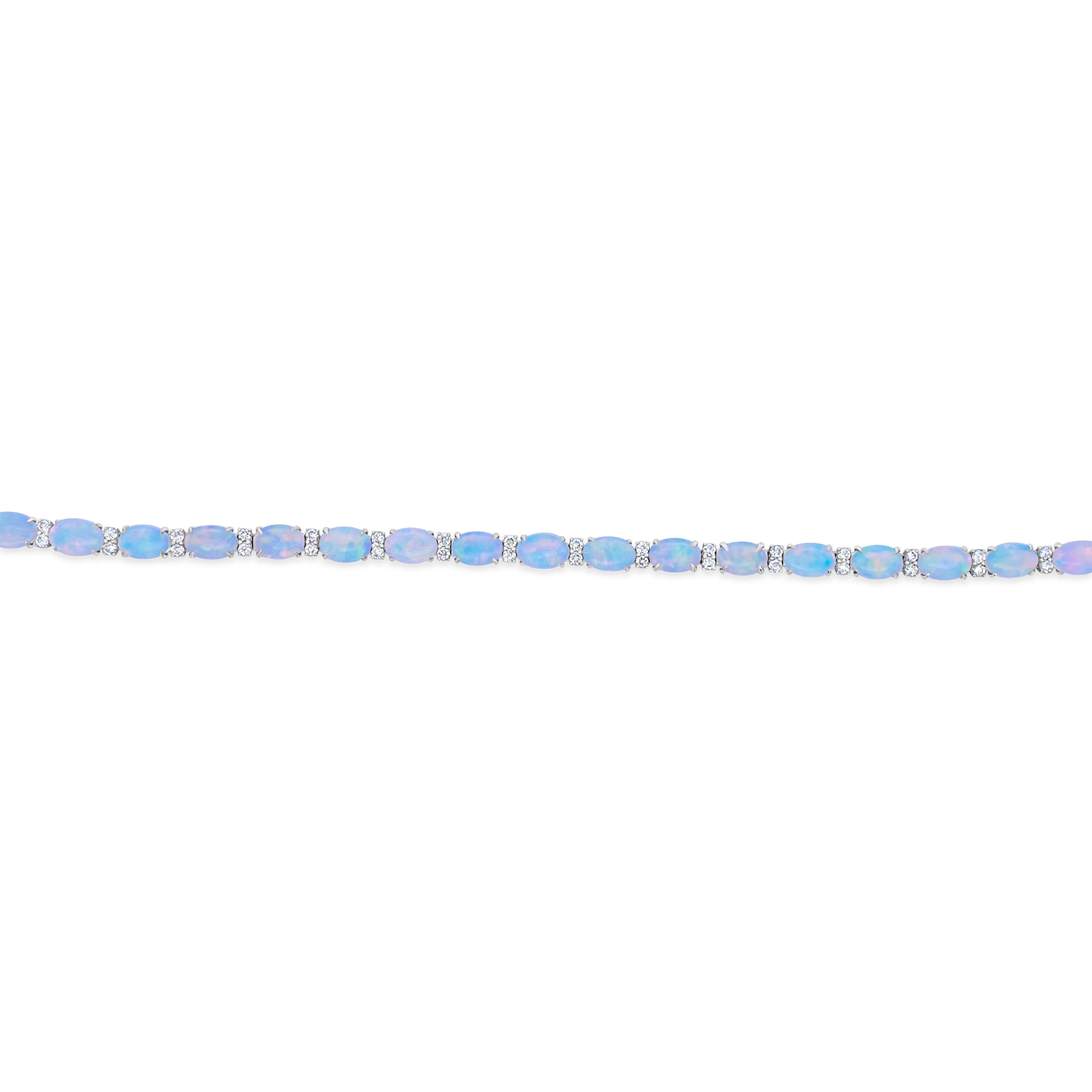 Irisa By Martin Binder Opal & Diamond Tennis Bracelet