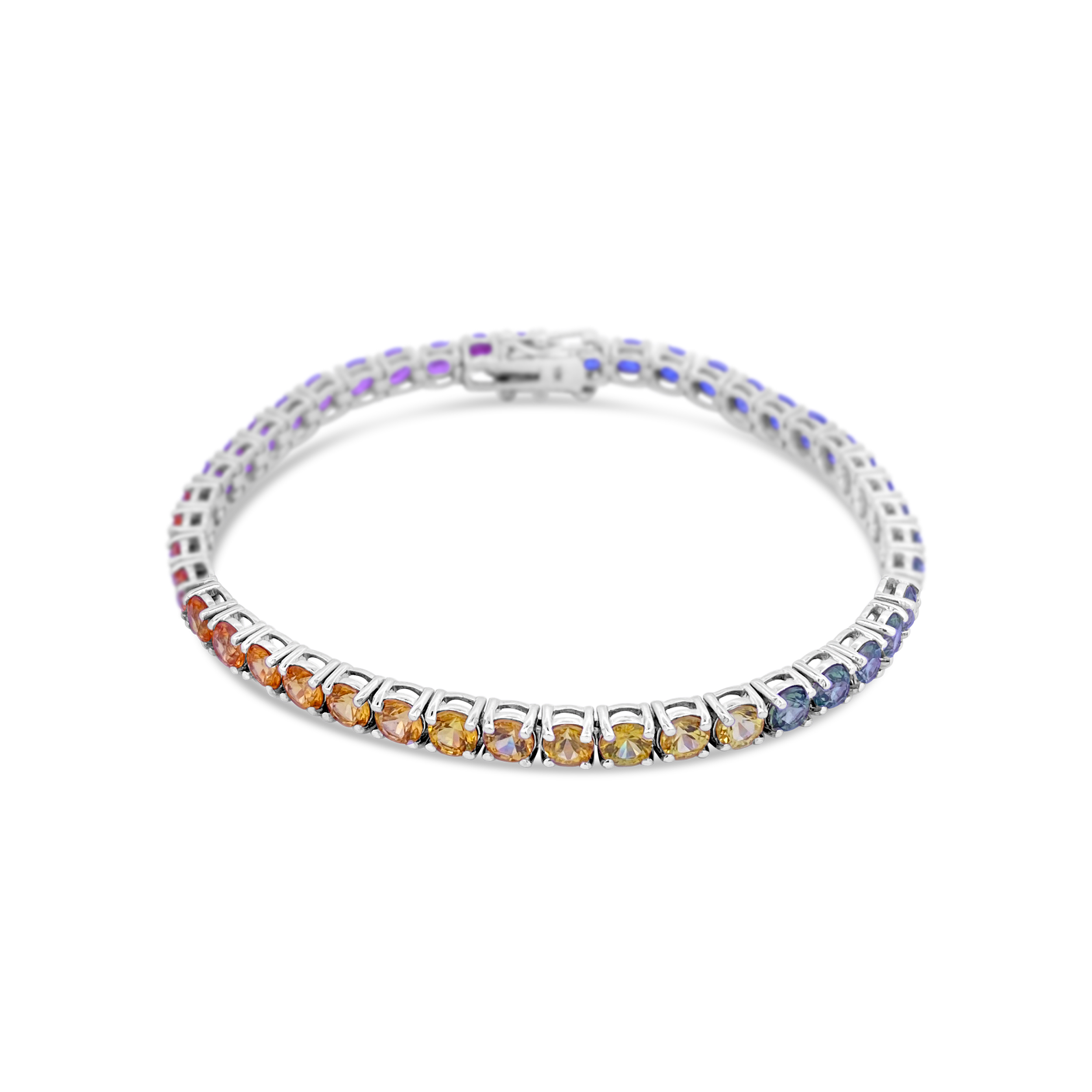 Irisa by Martin Binder Rainbow Sapphire Tennis Bracelet