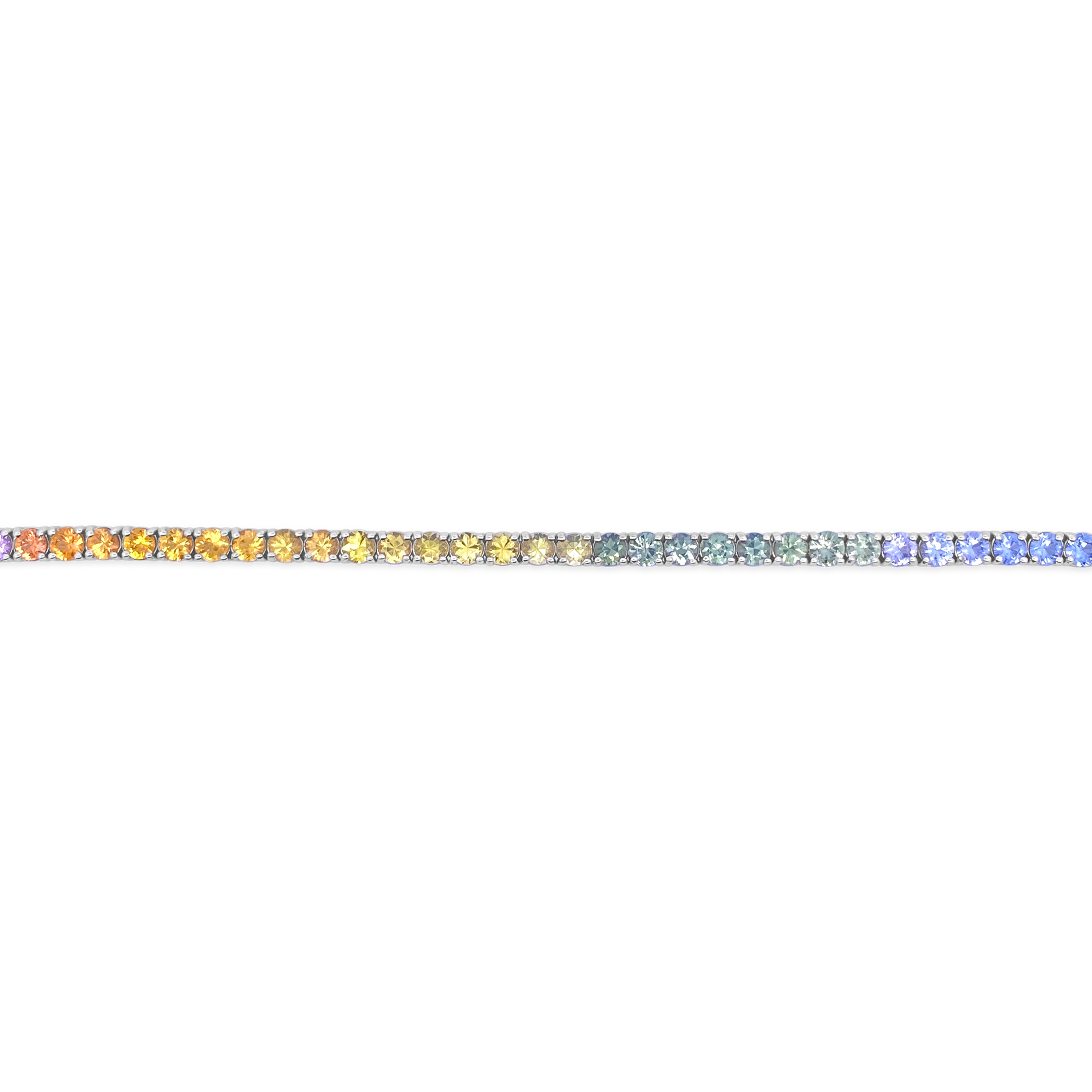 Irisa by Martin Binder Rainbow Sapphire Tennis Bracelet
