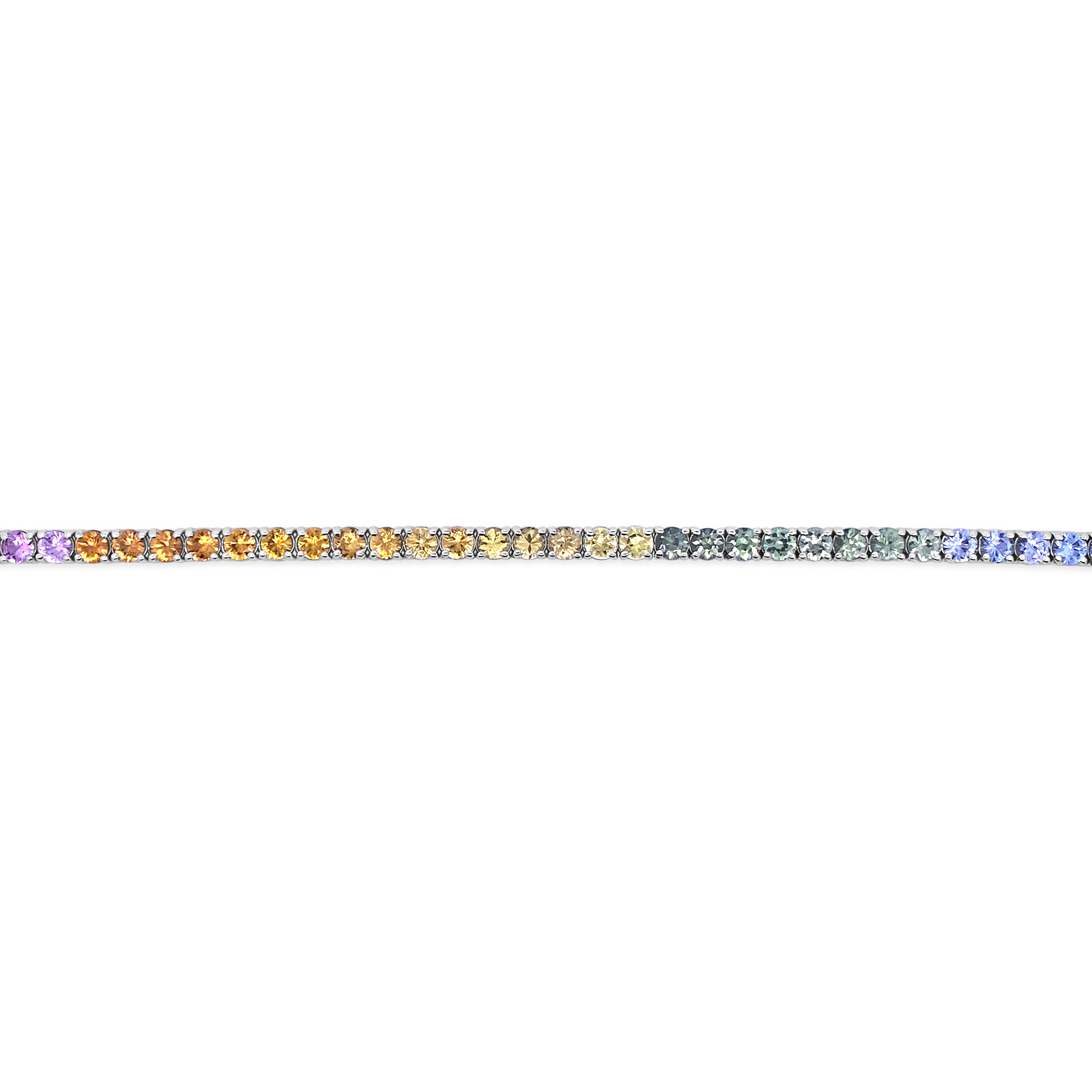 Irisa By Martin Binder Rainbow Sapphire Tennis Bracelet