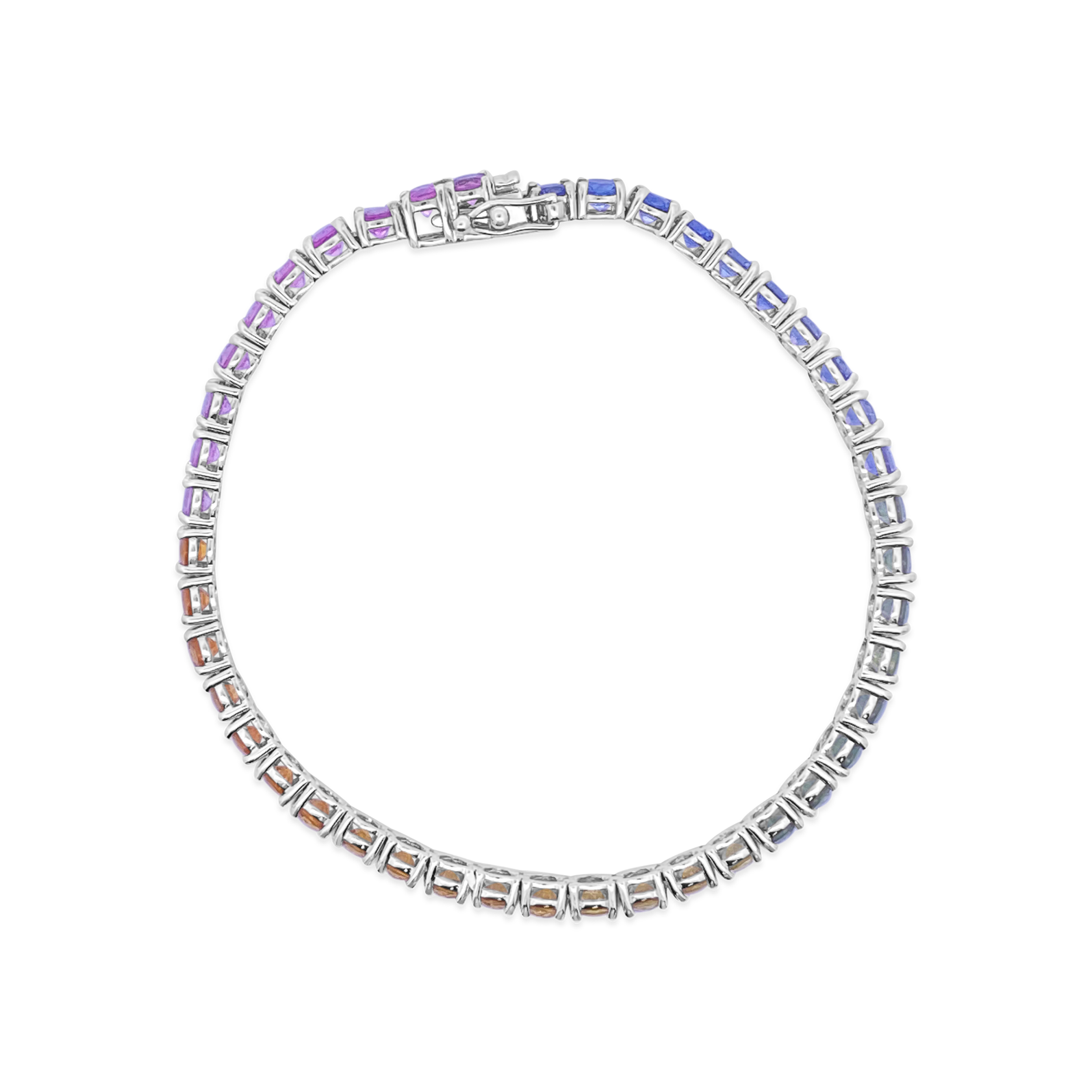 Irisa By Martin Binder Rainbow Sapphire Tennis Bracelet