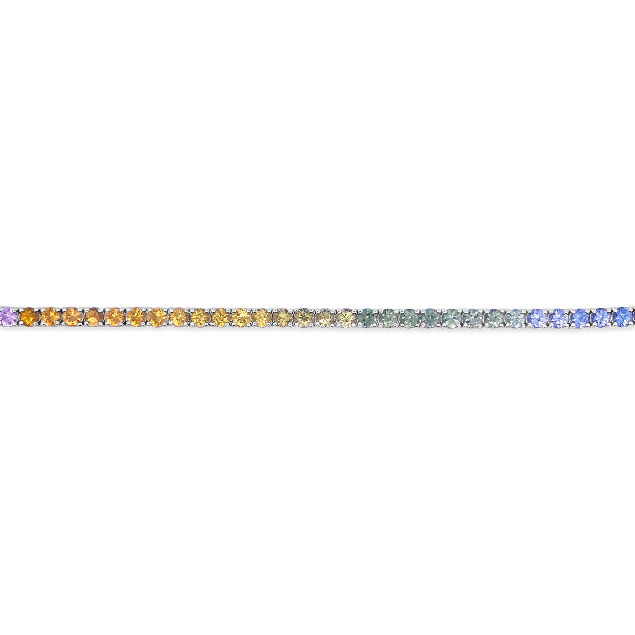 Irisa By Martin Binder Rainbow Sapphire Tennis Bracelet