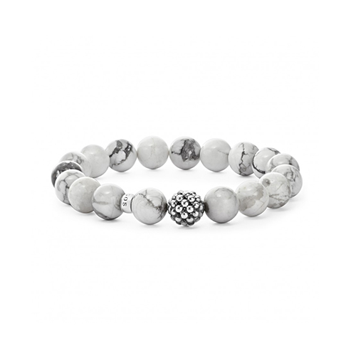 Lagos Maya Howlite Stretch Bracelet