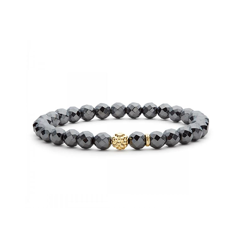 Lagos Caviar Icon Gemstone Stretch Bracelet