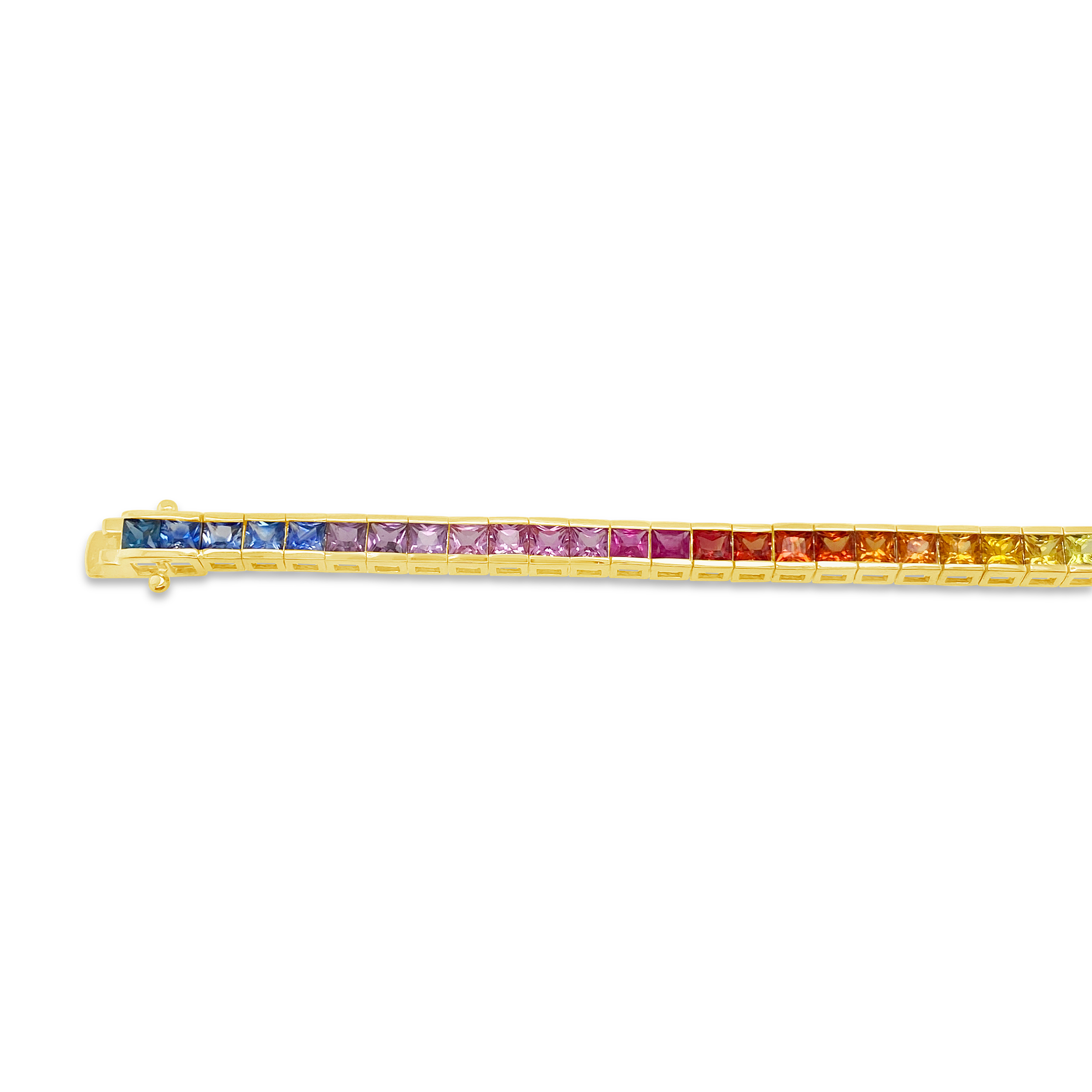 Irisa By Martin Binder Rainbow Sapphire Tennis Bracelet