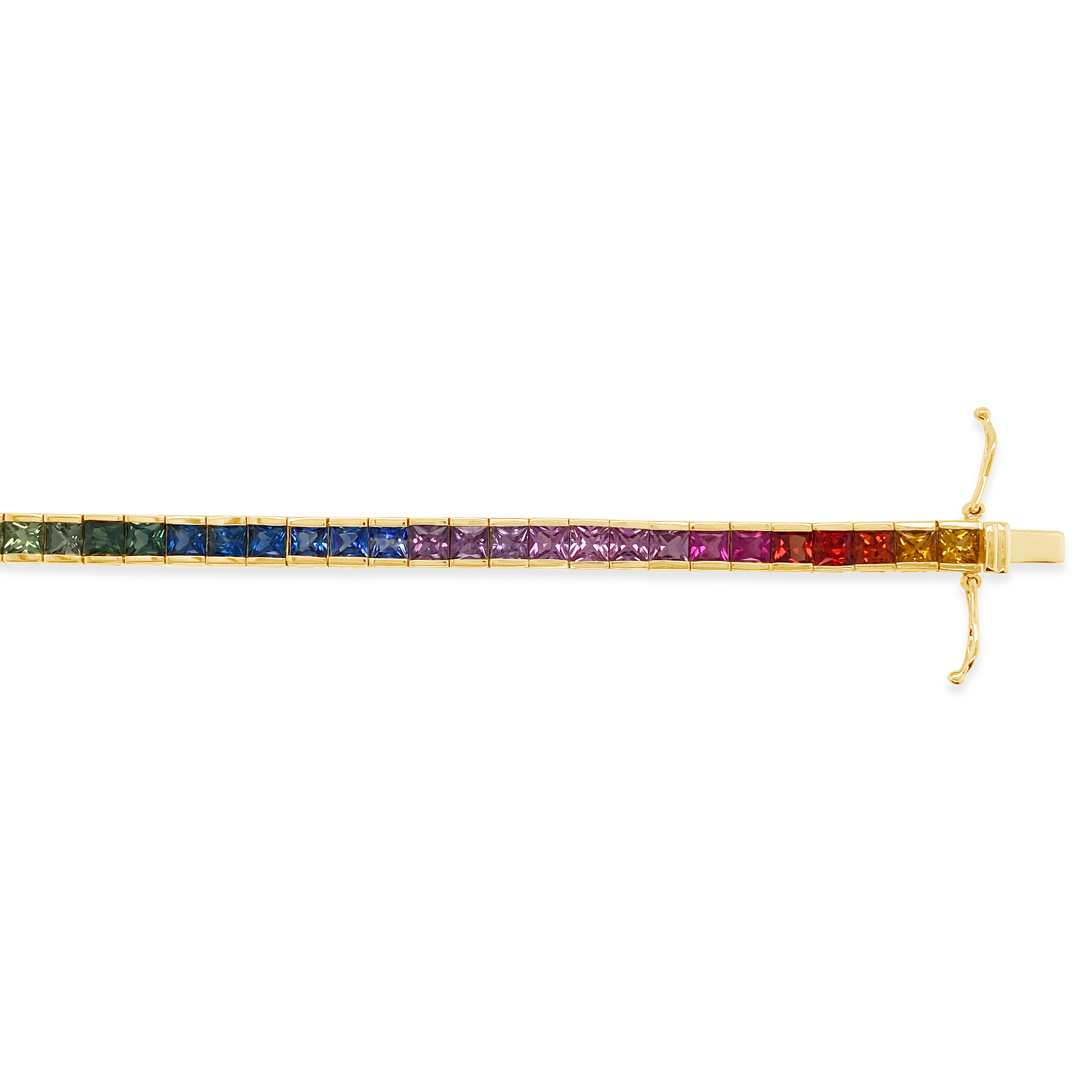 Irisa By Martin Binder Rainbow Sapphire Tennis Bracelet