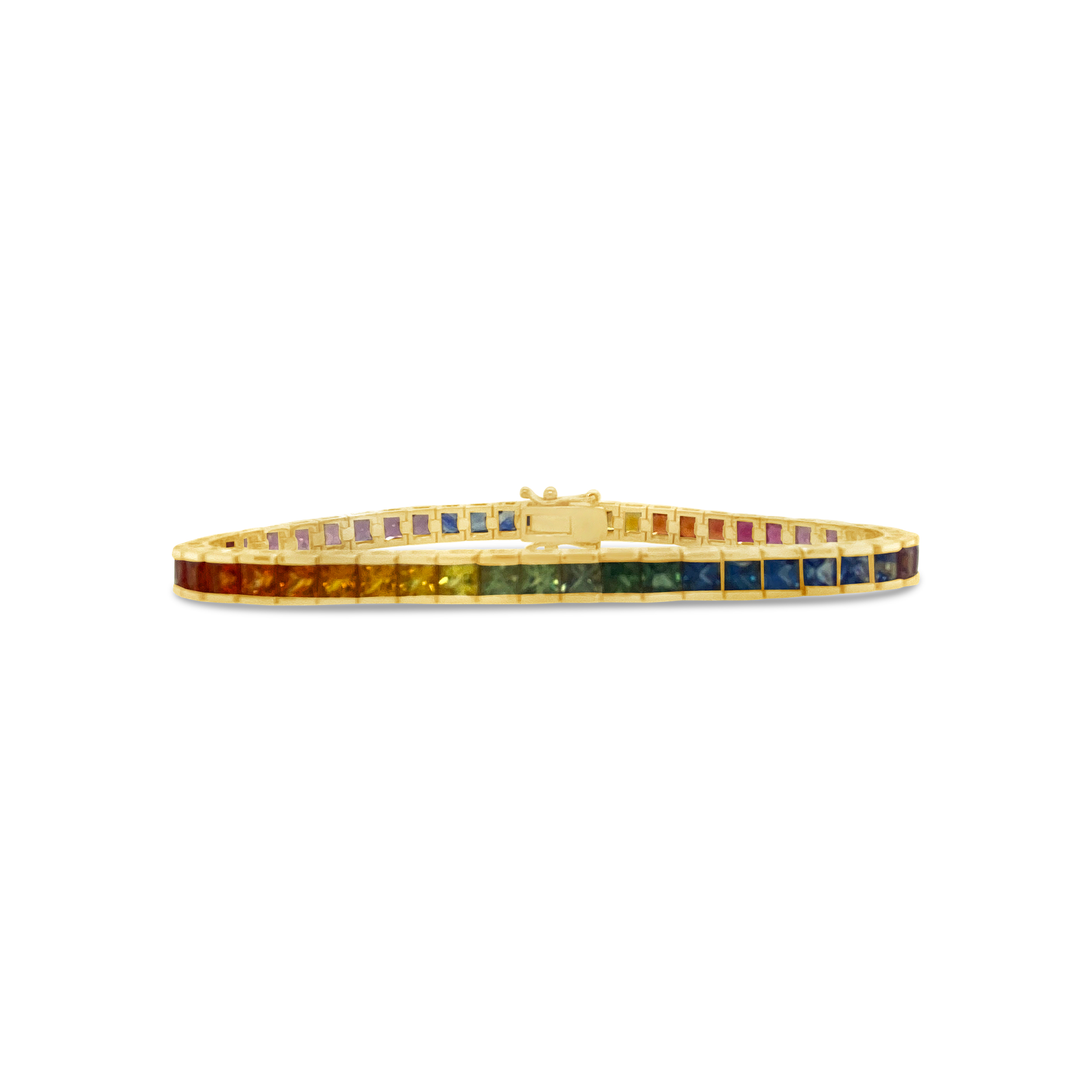 Irisa By Martin Binder Rainbow Sapphire Tennis Bracelet
