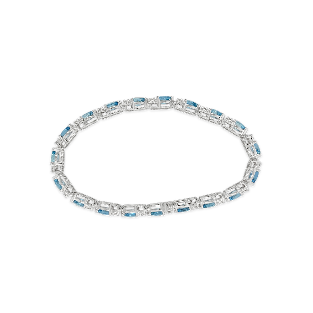 Irisa By Martin Binder Aquamarine & Diamond Bracelet