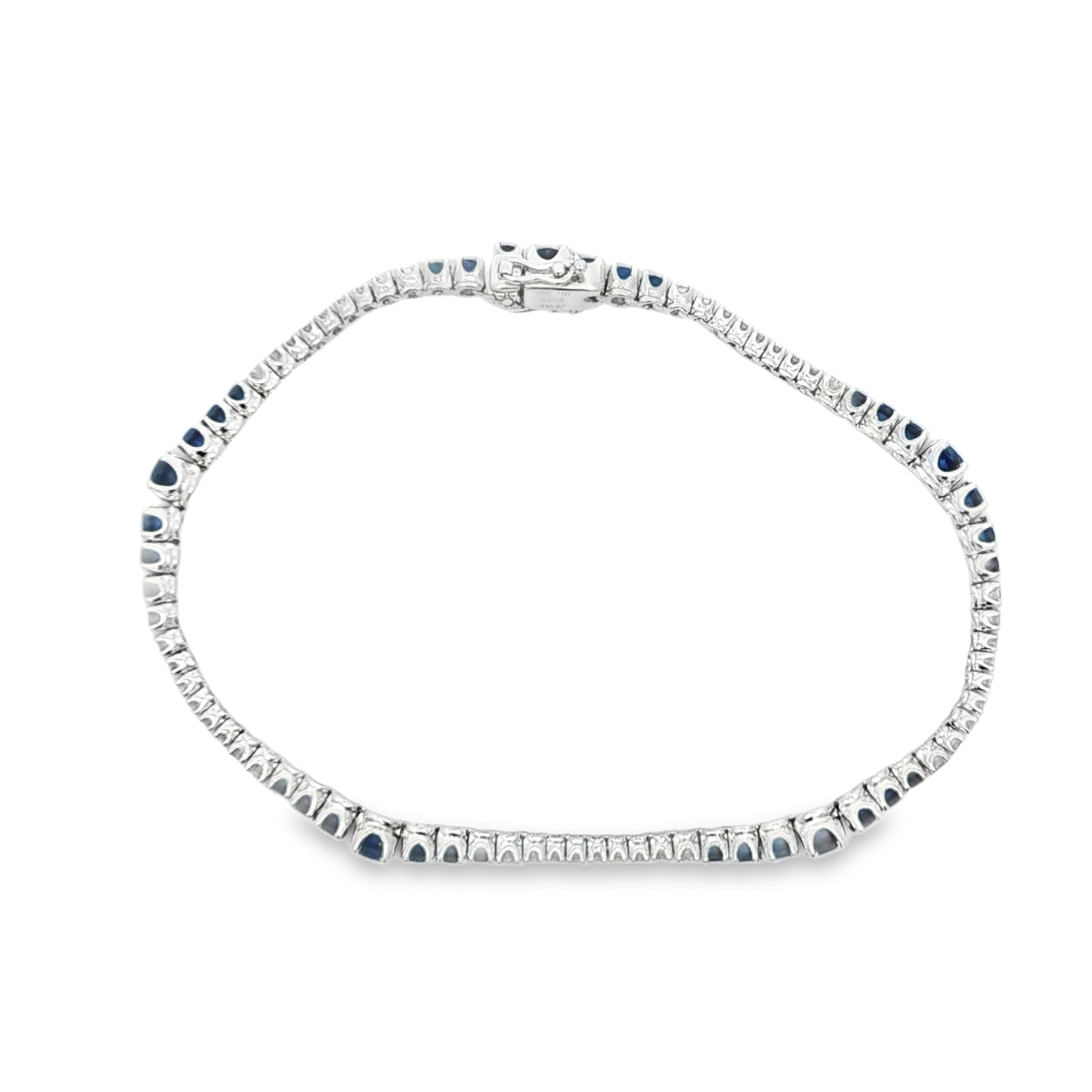 Irisa by Martin Binder Blue Sapphire & Diamond Station Bracelet