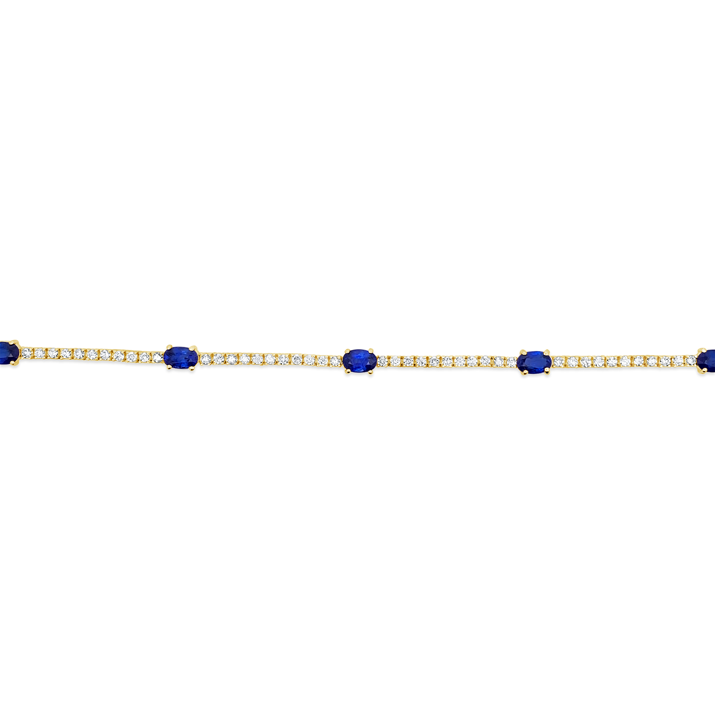 Irisa by Martin Binder Oval Blue Sapphire & Diamond Bracelet