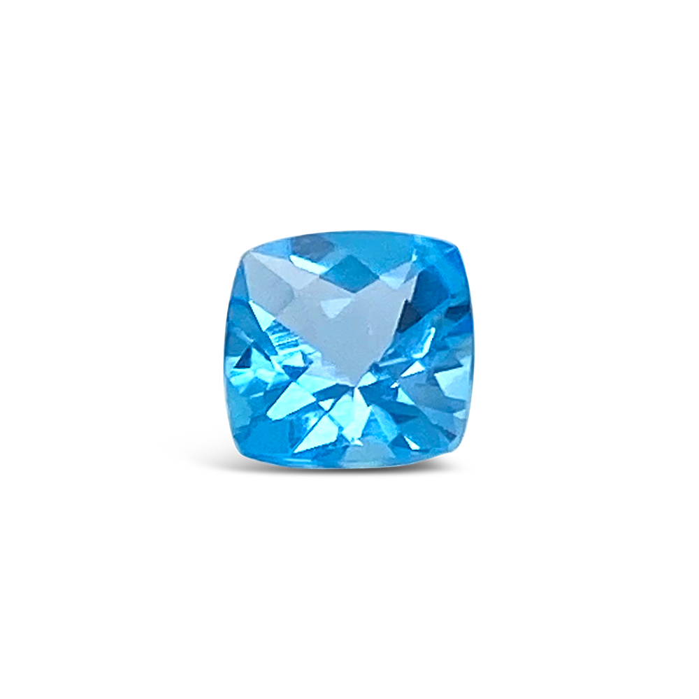Cushion Cut Swiss Blue Topaz Gemstone (1.70 Ct. Tw. Gemstone)