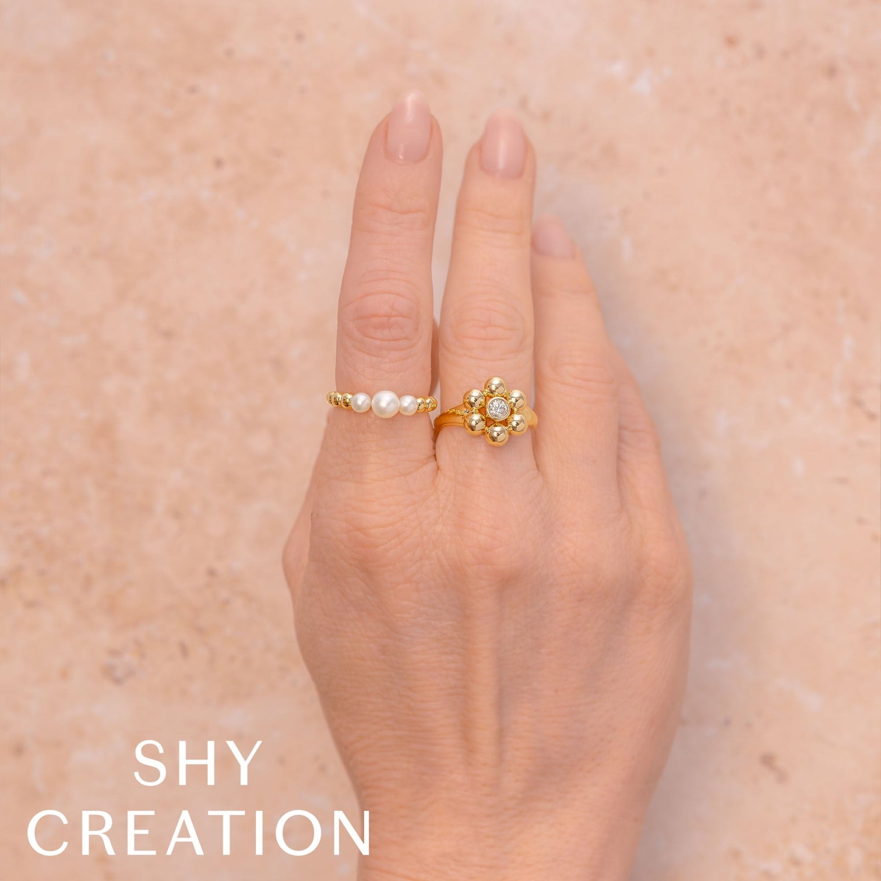 Shy Creation Jackie Cultured Pearl Ring