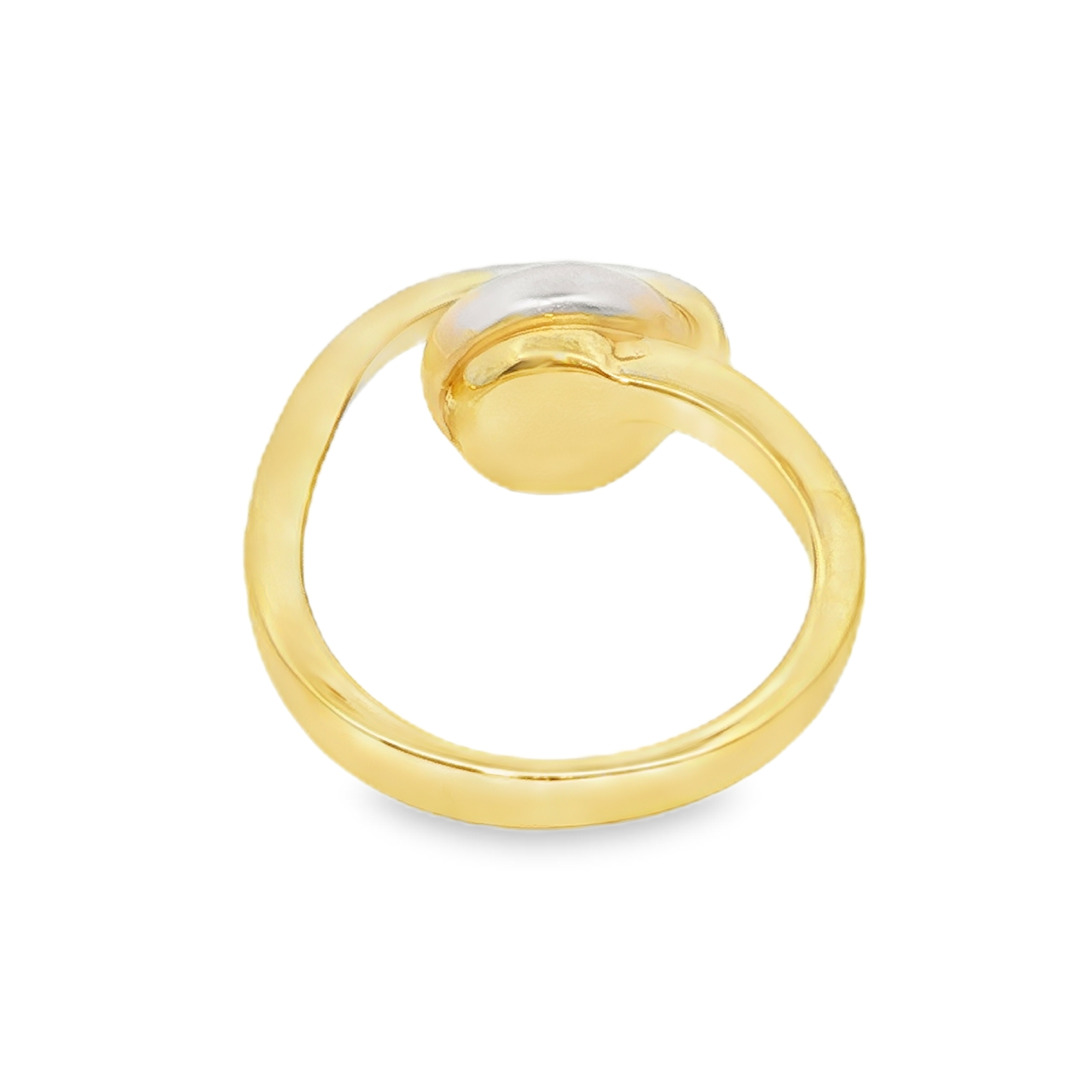 Estate by Martin Binder Coin Pearl & Diamond Ring