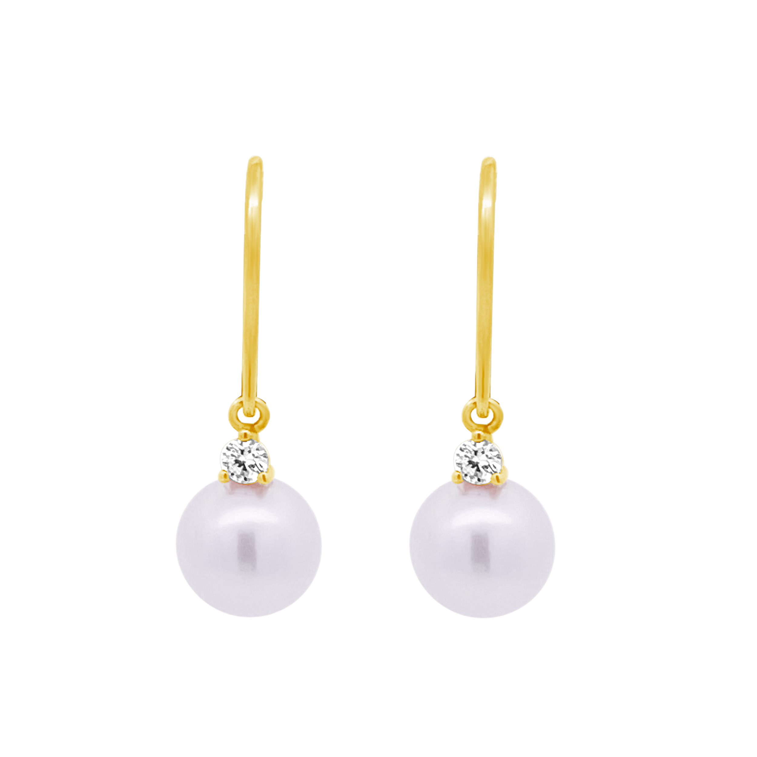Miyana By Martin Binder Akoya Pearl & Diamond Dangle Earrings