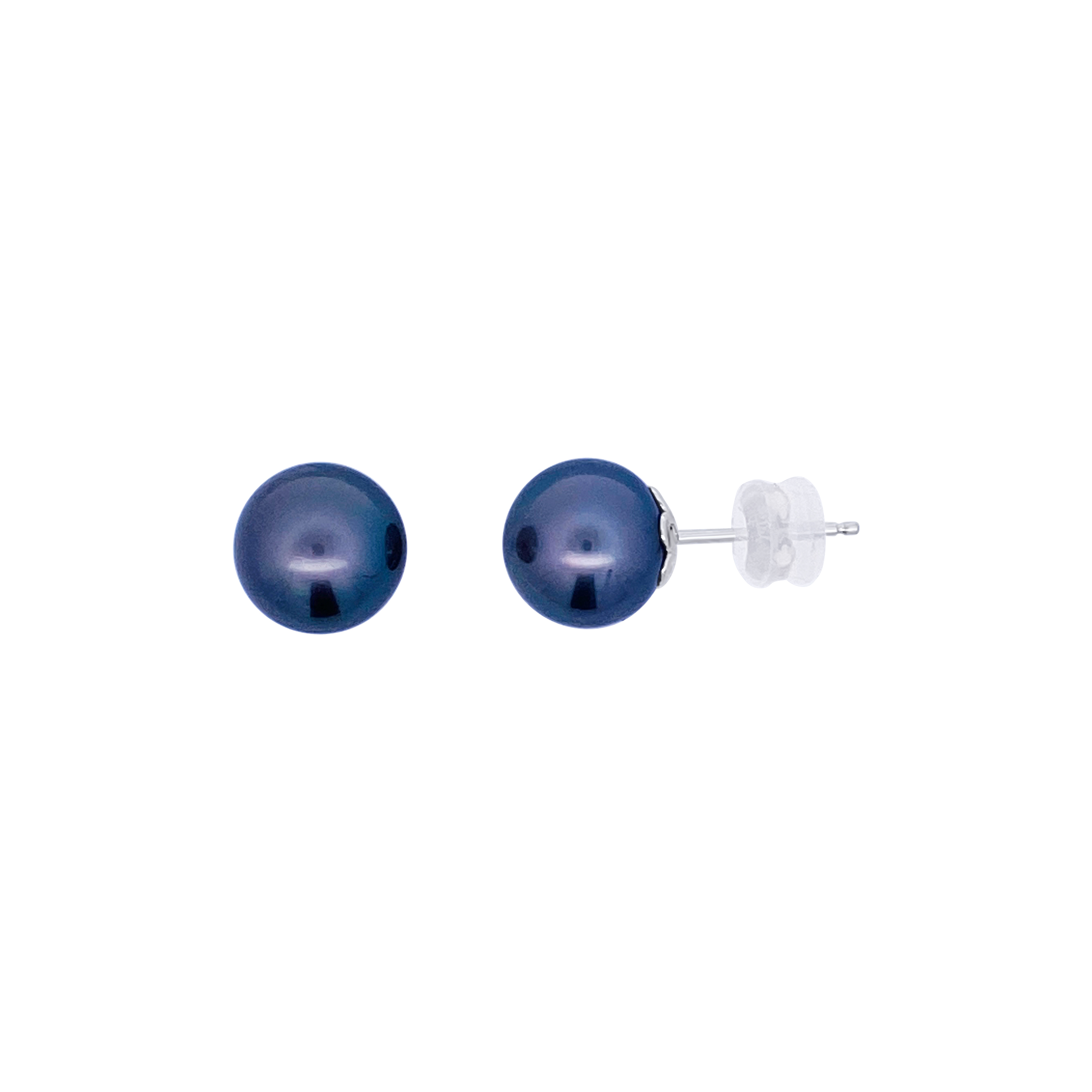 Miyana by Martin Binder Black South Sea Pearl Stud Earrings