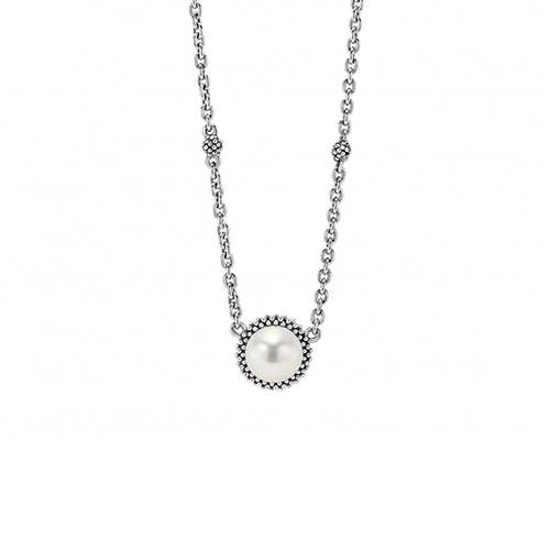 Lagos Luna Pearl Pendant Necklace