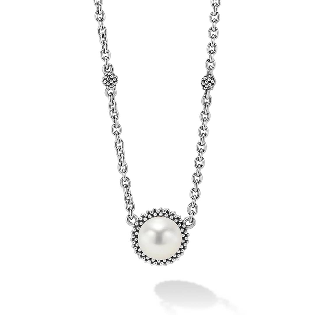 LAGOS Luna Pearl Pendant Necklace