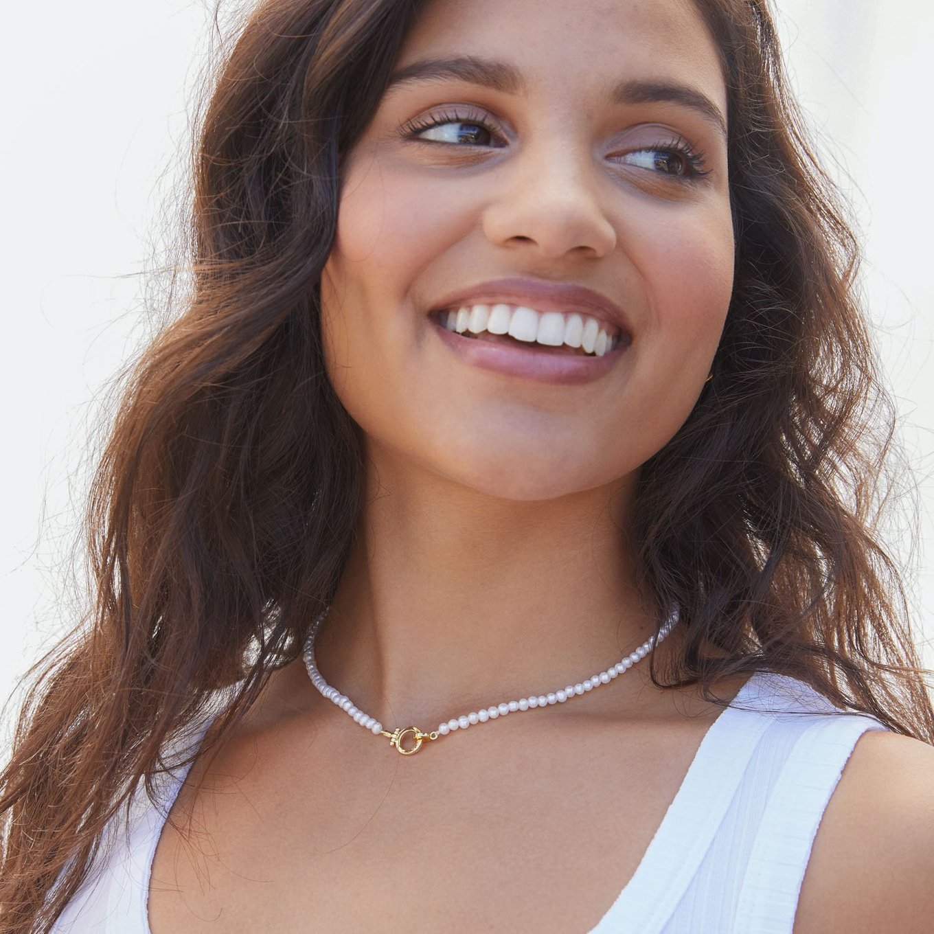 Gorjana Parker Pearl Necklace