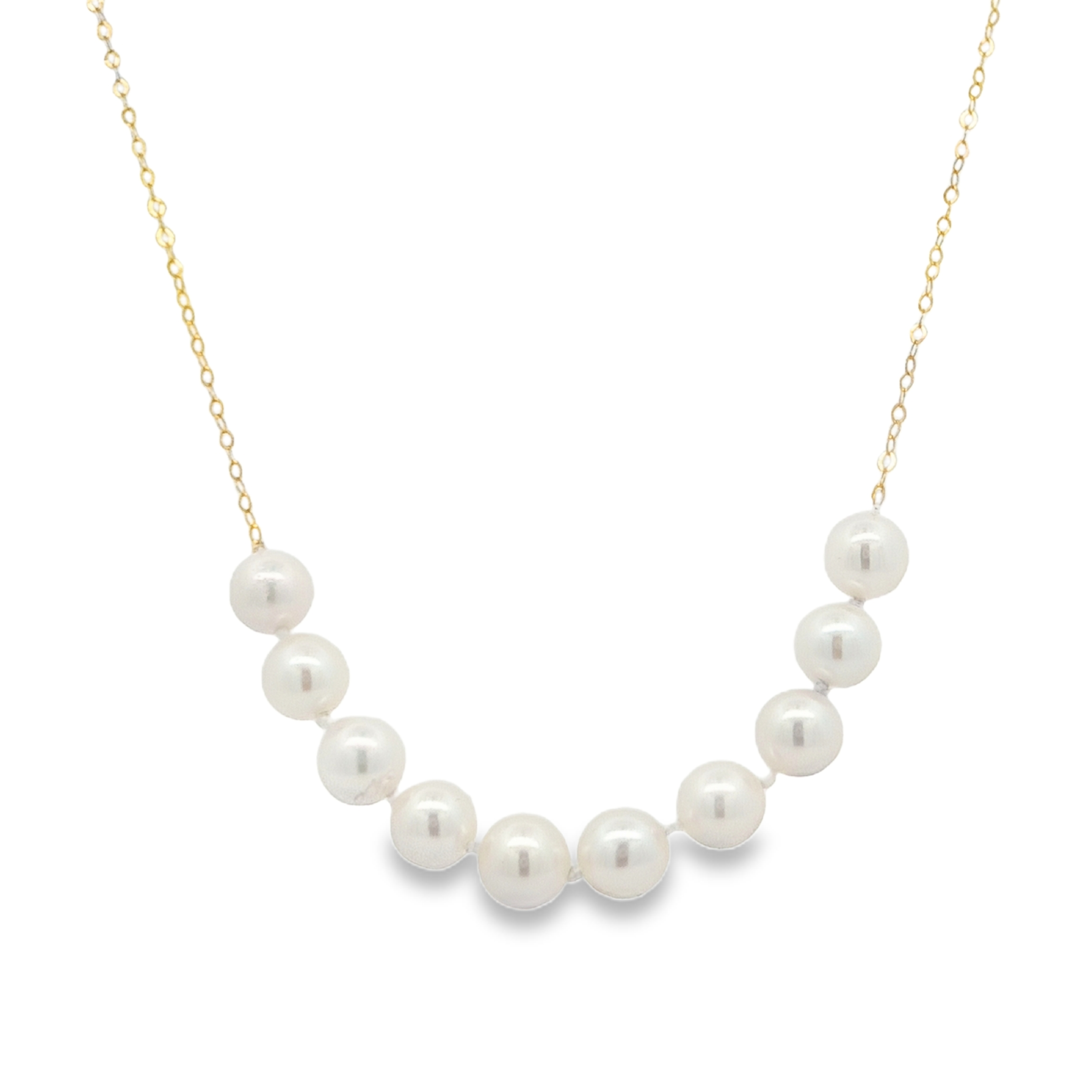 Estate by Martin Binder Freshwater Pearl Station Necklace