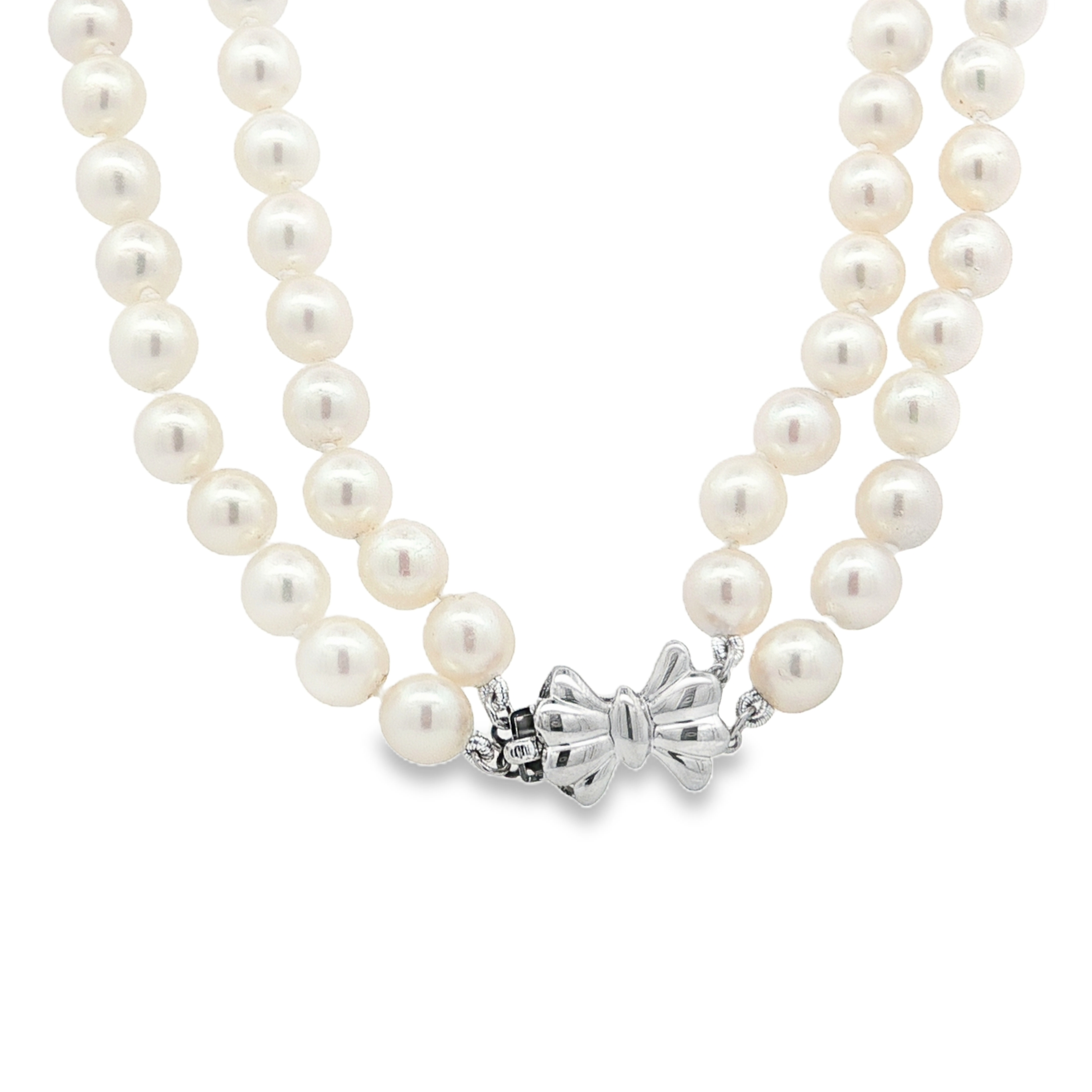 Estate by Martin Binder Akoya Pearl Double Strand Necklace